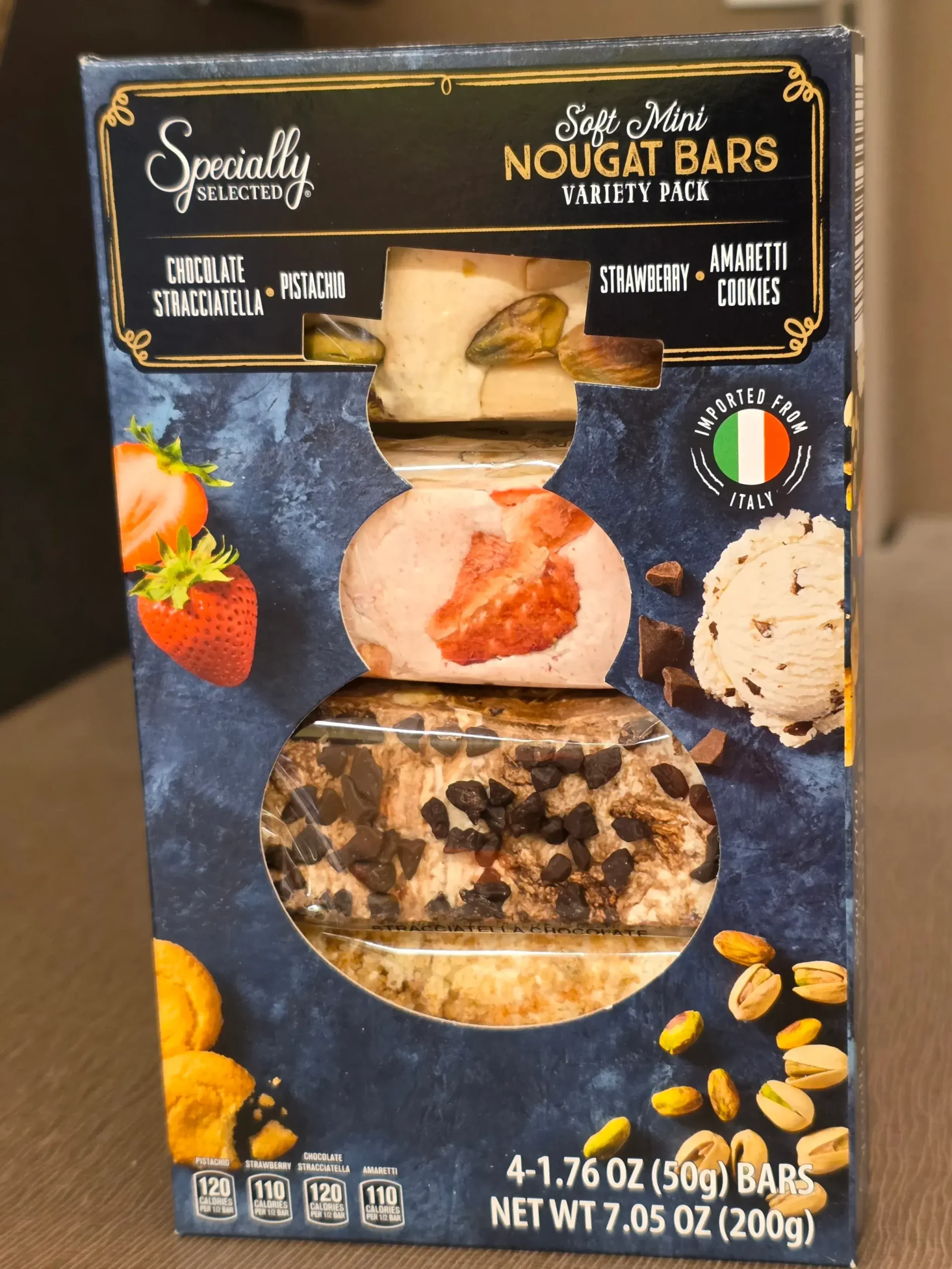 Specially Selected Soft Mini Nougat Bars Variety Pack.