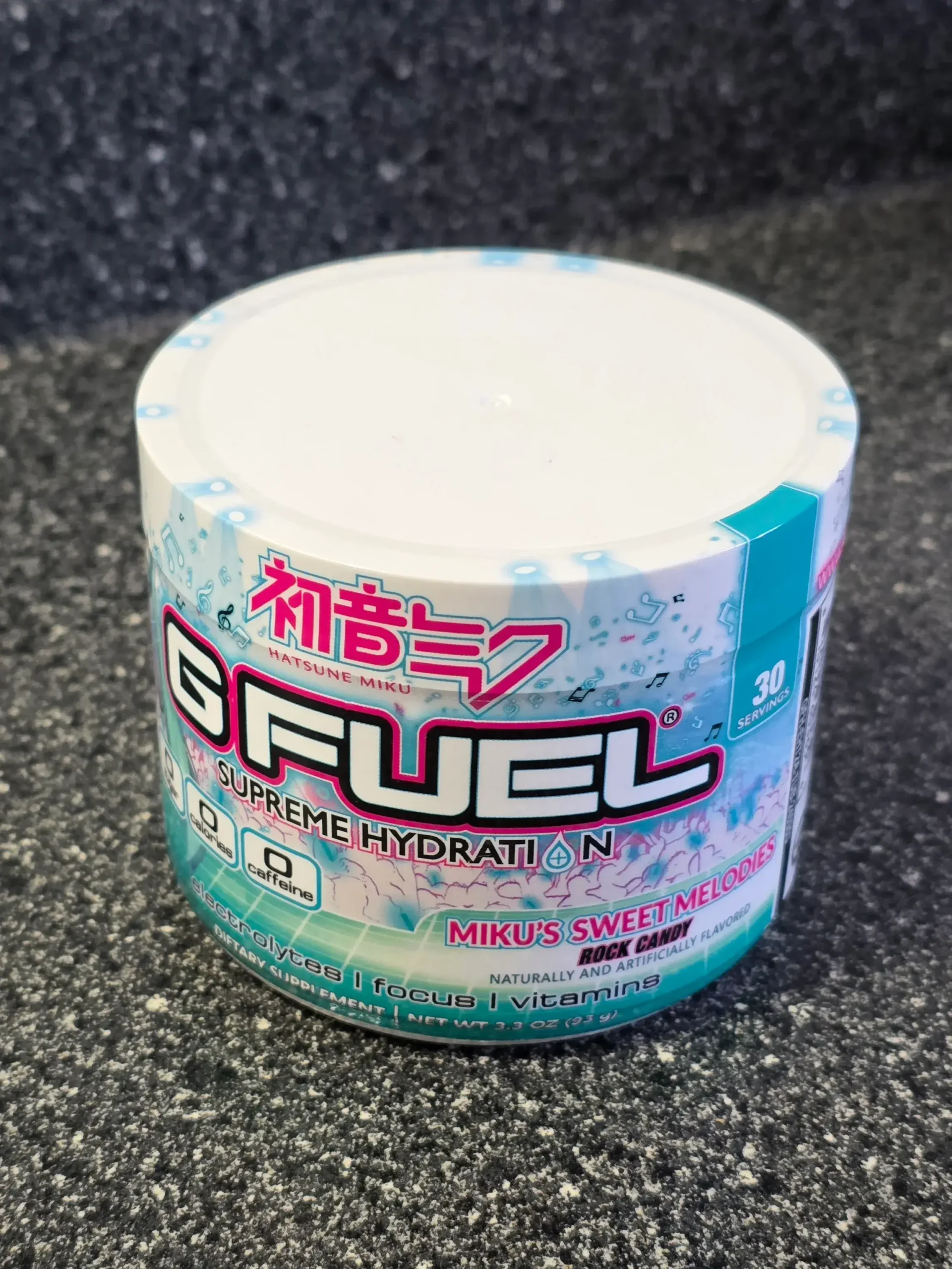 G Fuel Supreme Hydration Miku's Sweet Melodies.