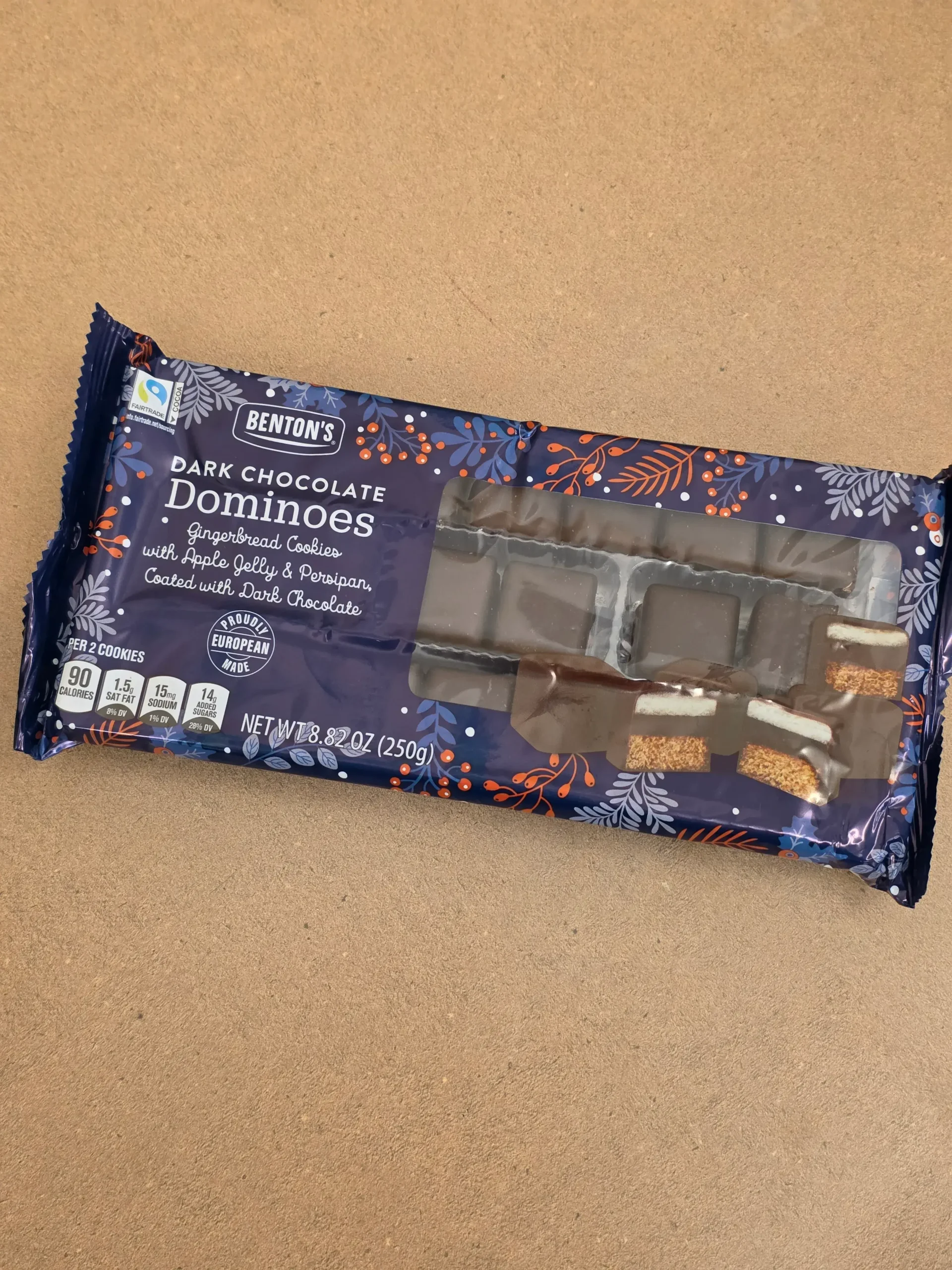 Benton's Dark Chocolate Dominoes.