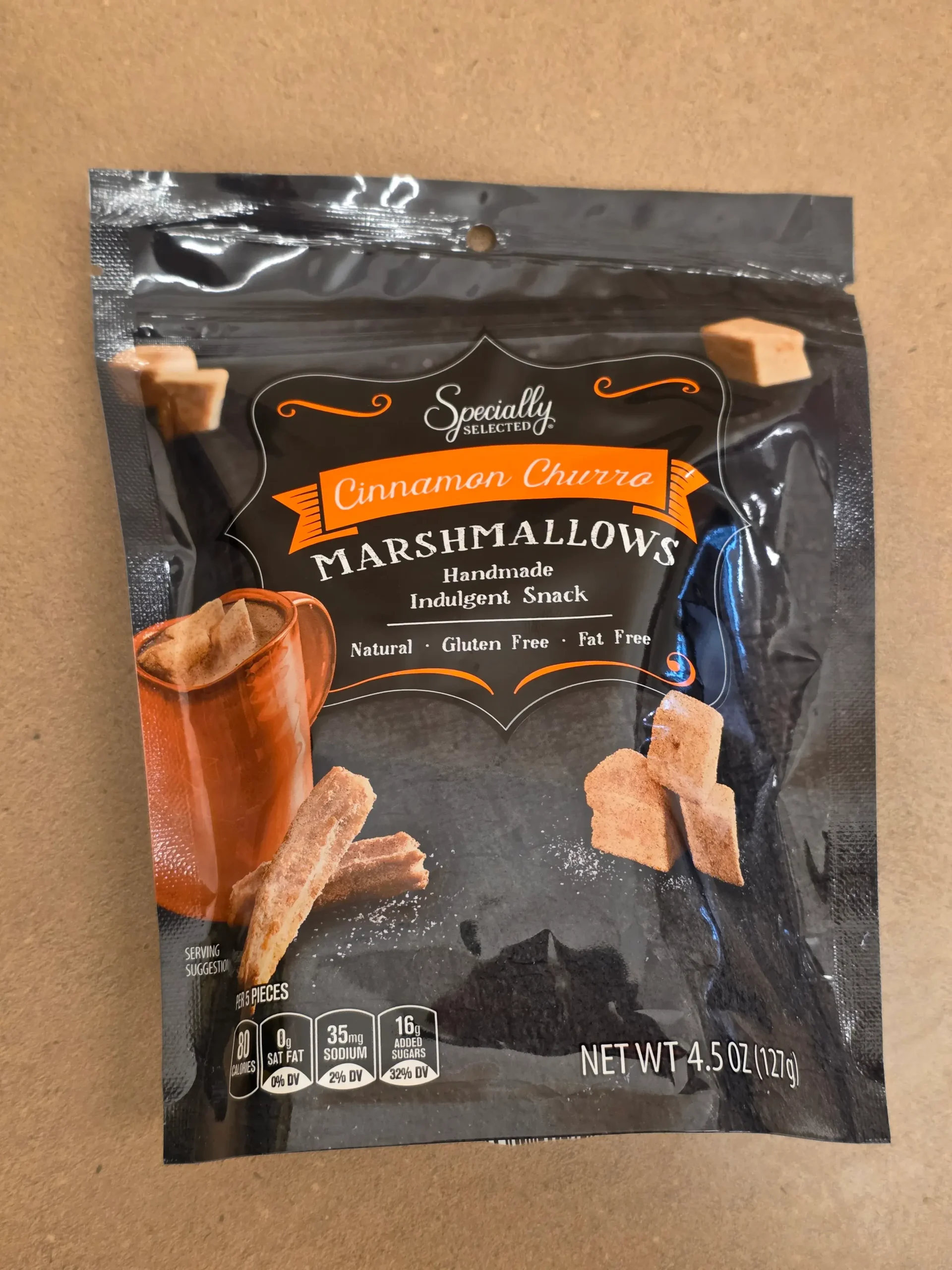 Aldi Specially Selected Cinnamon Churro Marshmallows.