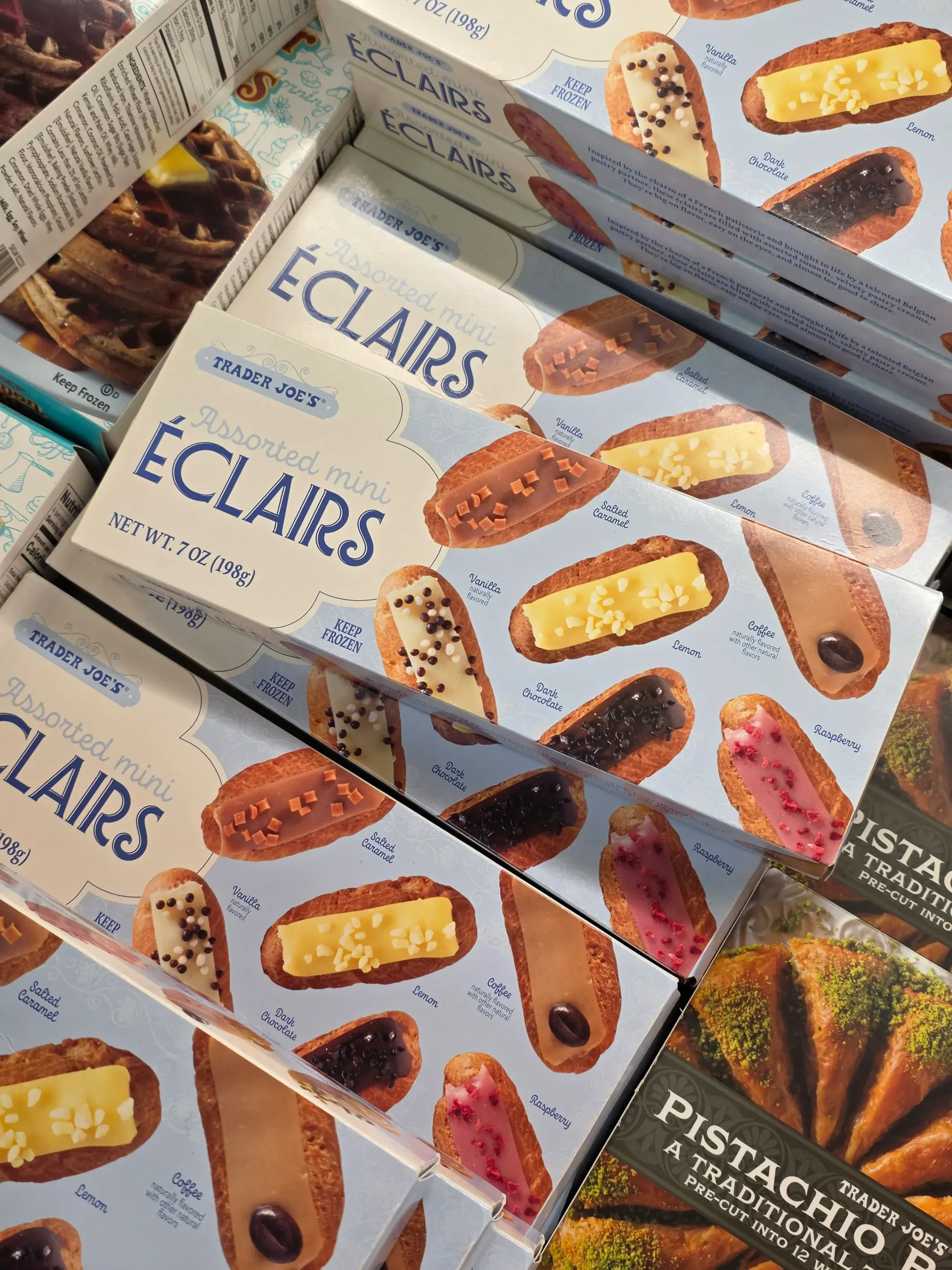 Trader Joe's Assorted Mini Eclairs.