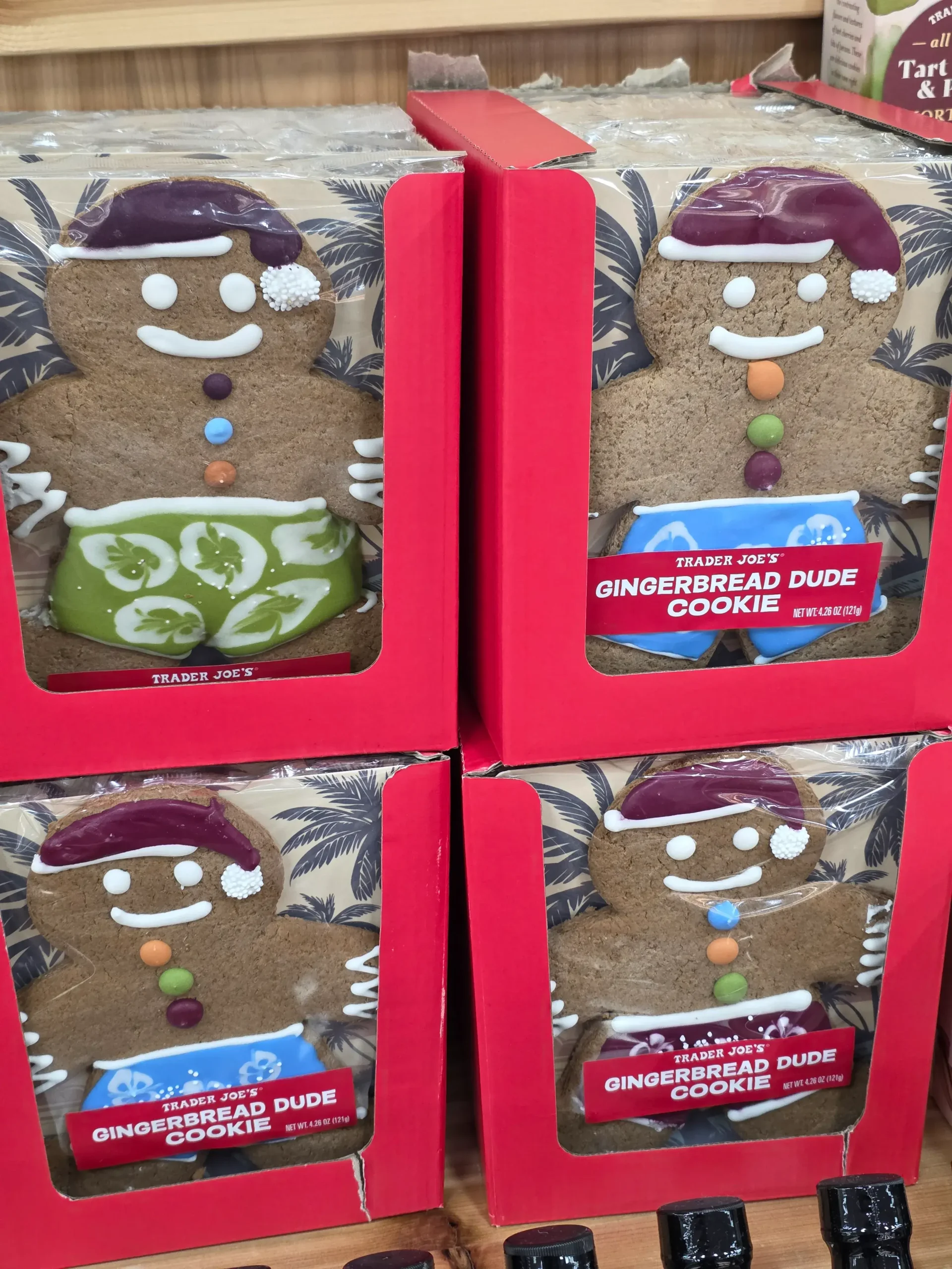 Trader Joe's Gingerbread Dude Cookie.