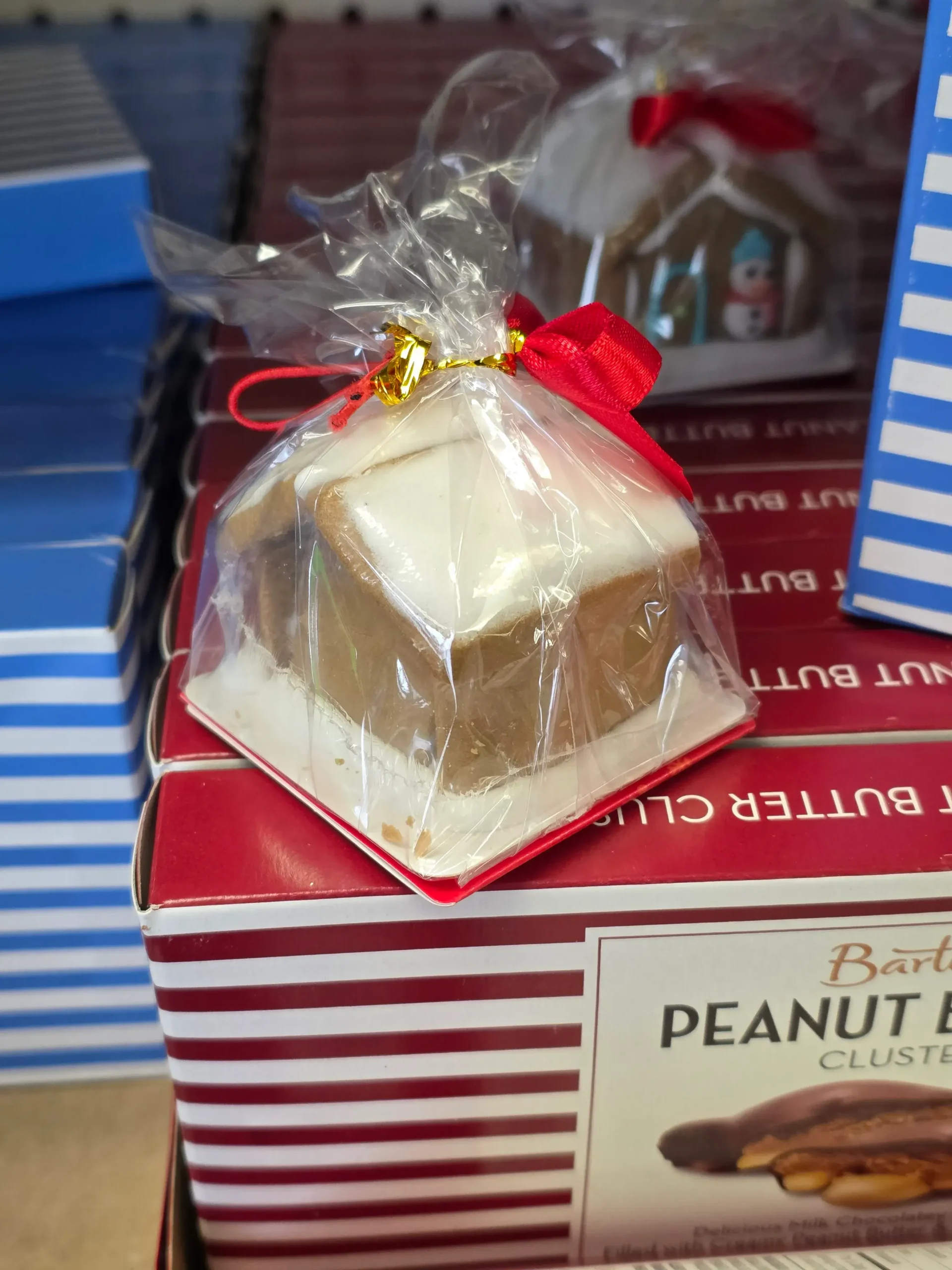 Dollar Tree Mini Gingerbread House.