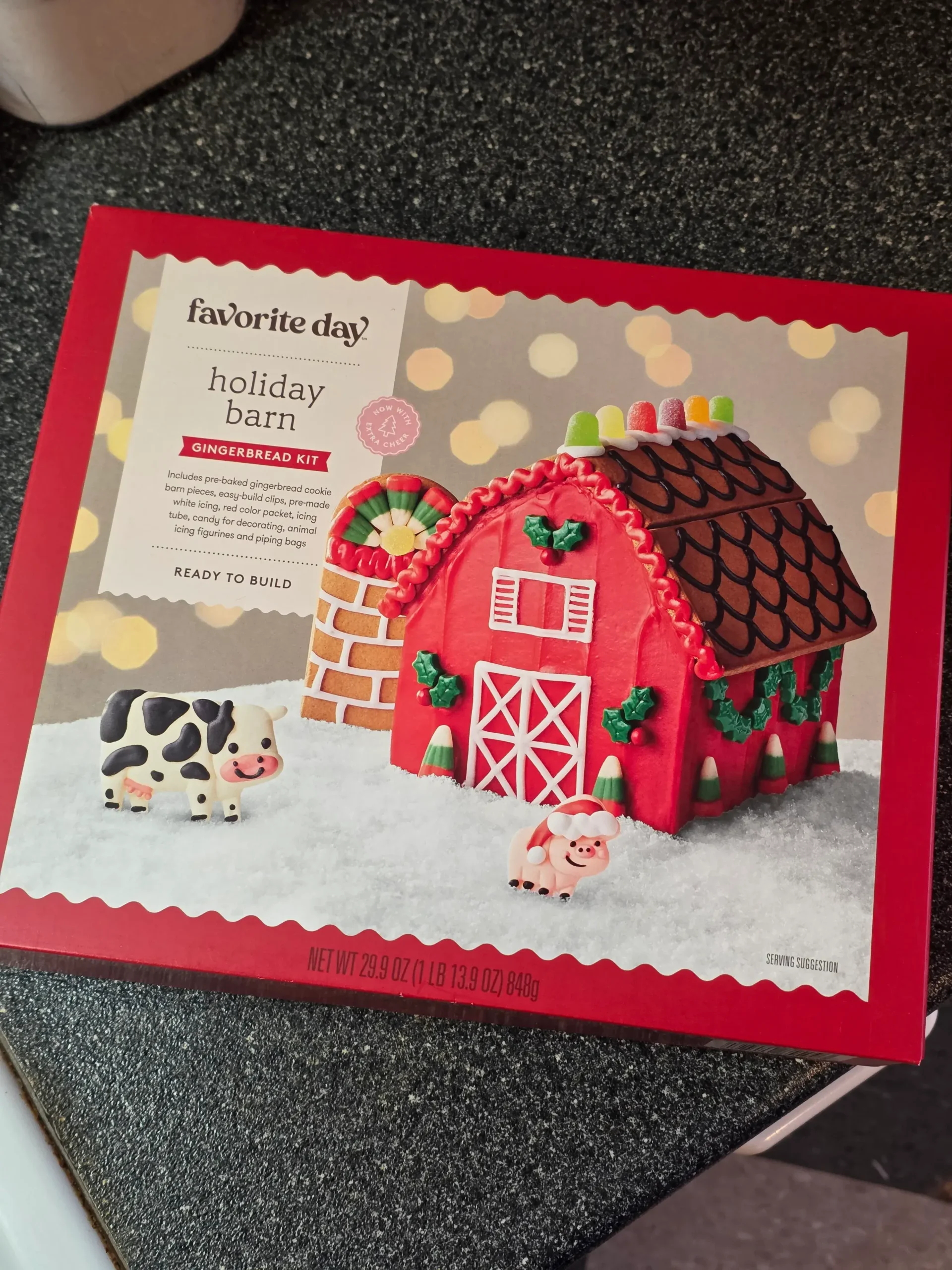 Favorite Day Holiday Barn Gingerbread Kit.