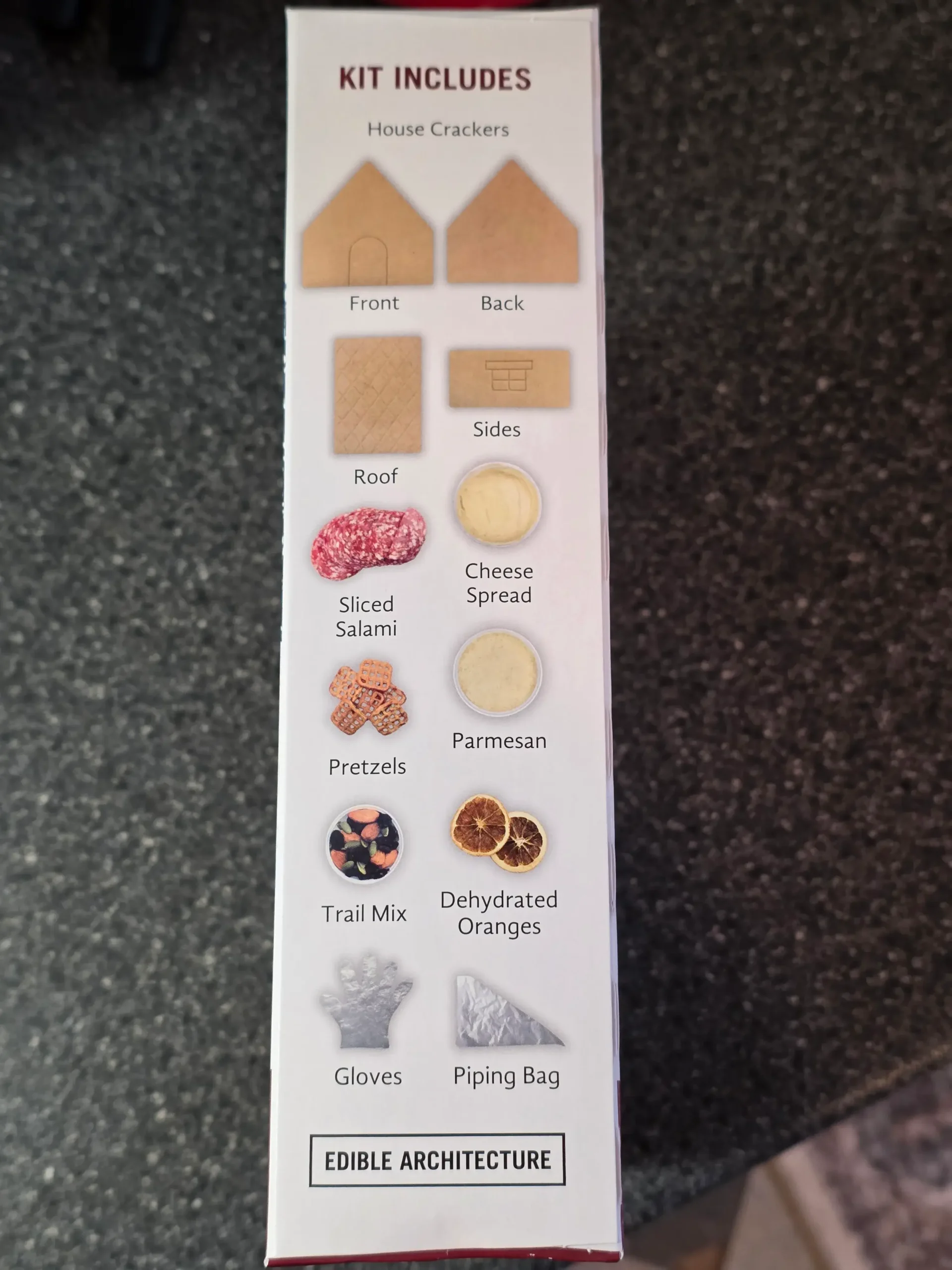 Edible Architecture Charcuterie Chalet Kit Savory Holiday House.