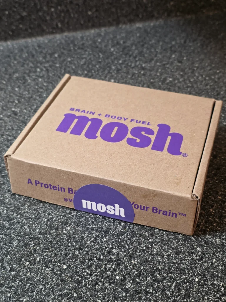 Mosh Protein Bar Trial Pack: I picked these up from their TikTok shop, which includes the following six flavors: Cookie Dough Crunch, Peanut Butter Chocolate Crunch, Lemon White Chocolate Crunch, and Raspberry White Chocolate Crunch.