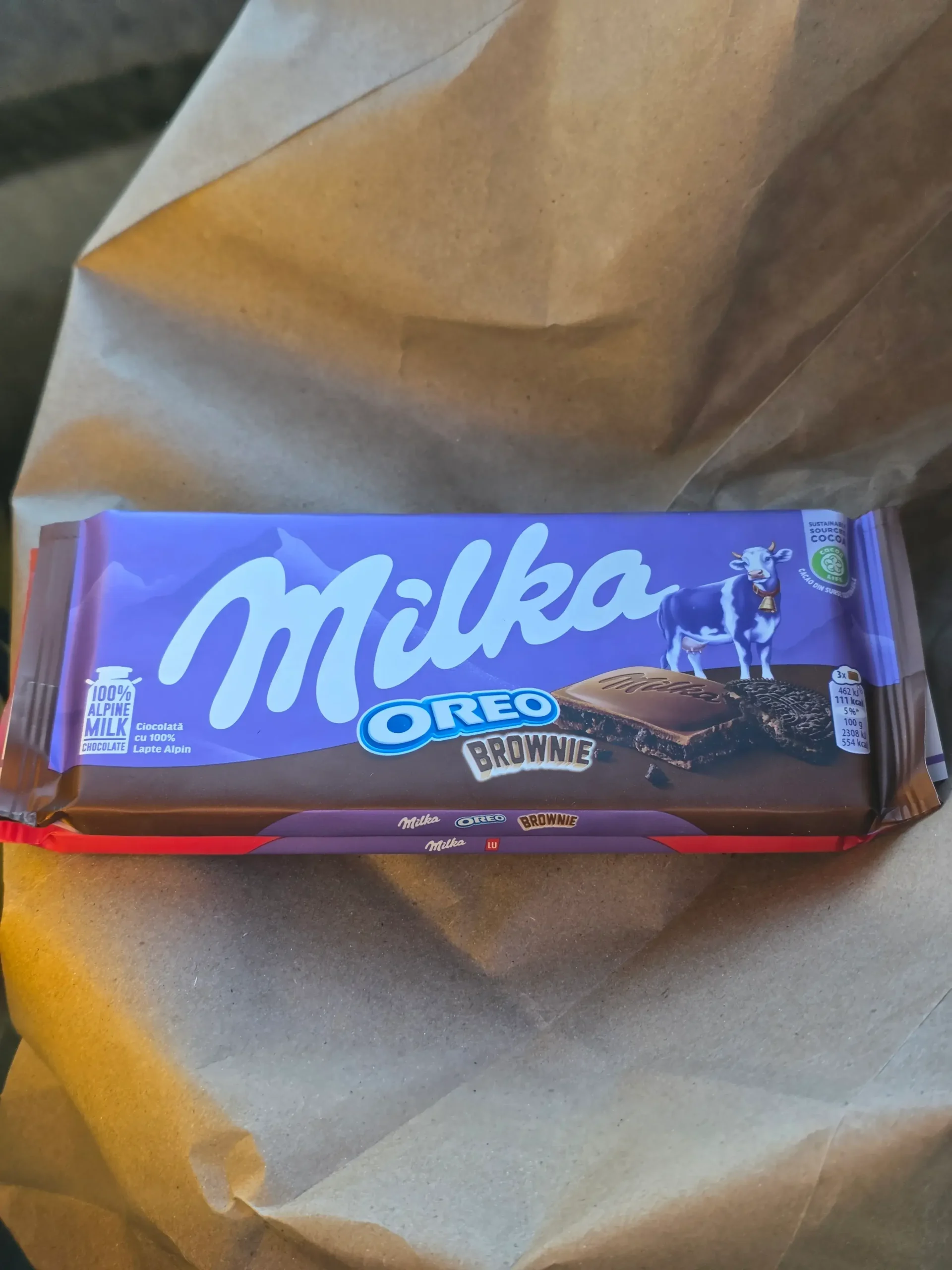Milka Oreo Brownie.