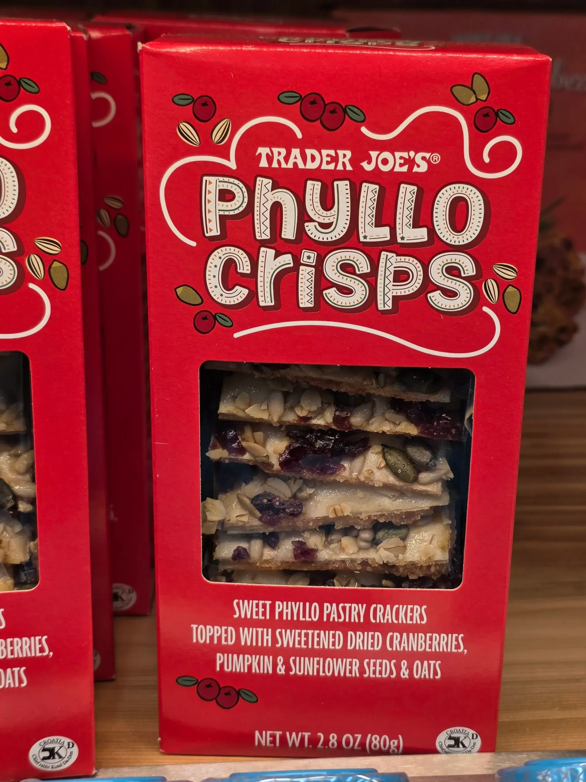Trader Joe's Phyllo Crisps.