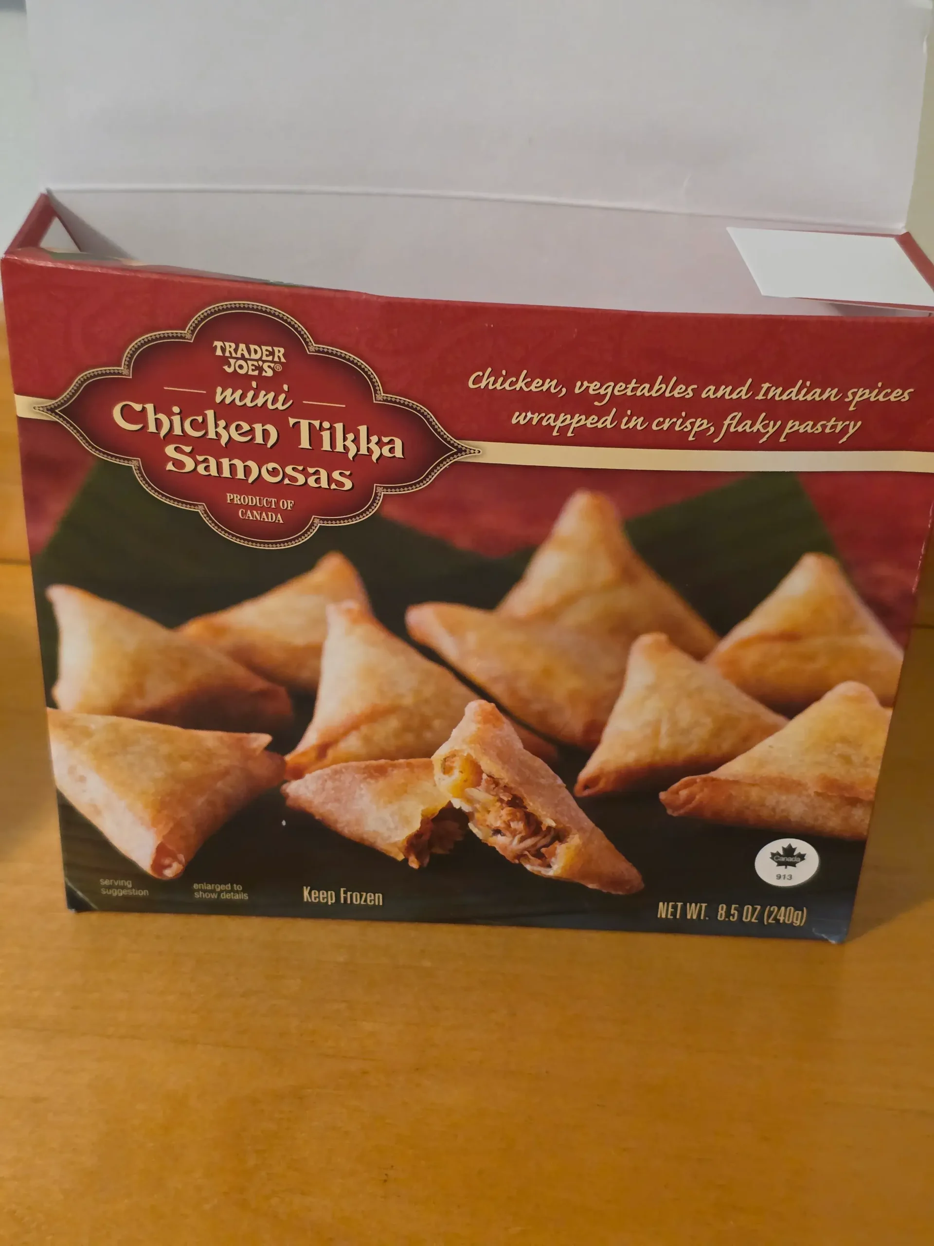 Mini Chicken Tikka Samosas.