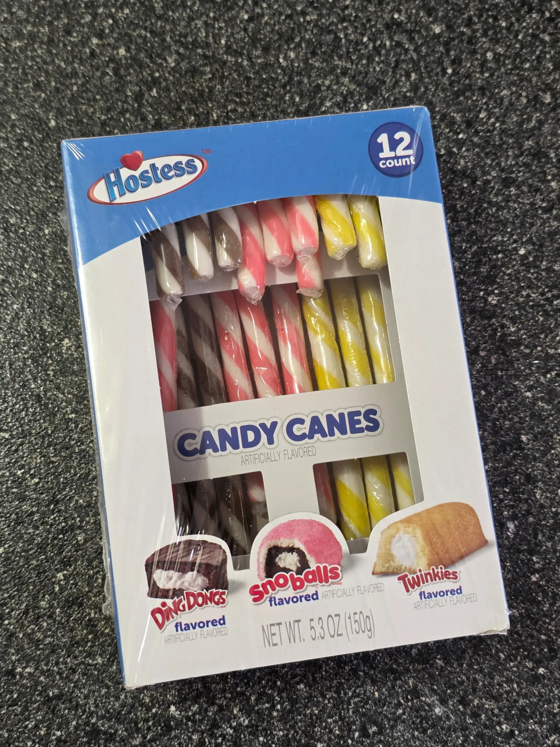Hostess Candy Canes: Ding Dongs, Snoballs, and Twinkies.