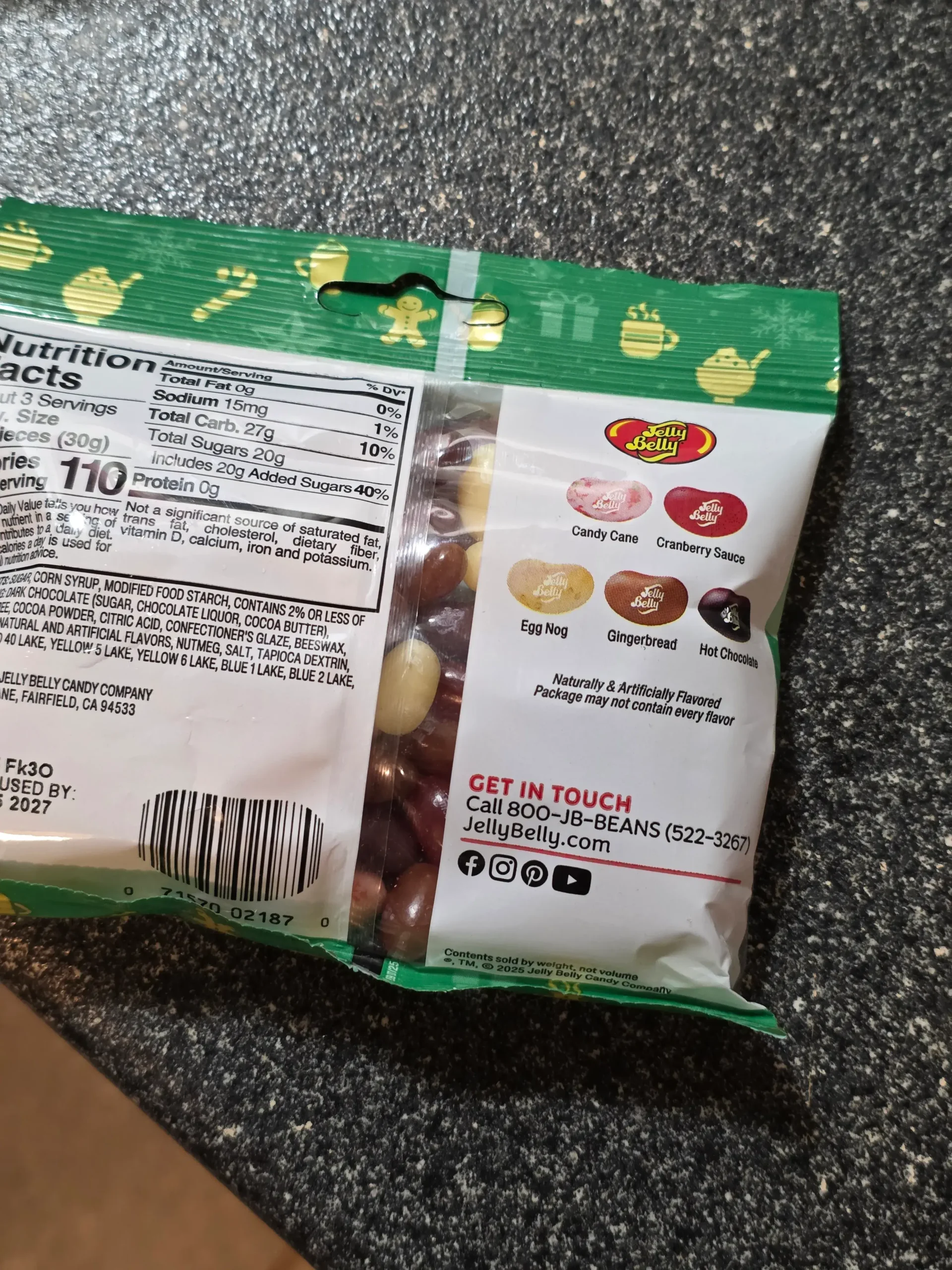 Jelly Belly Holiday Favorites.