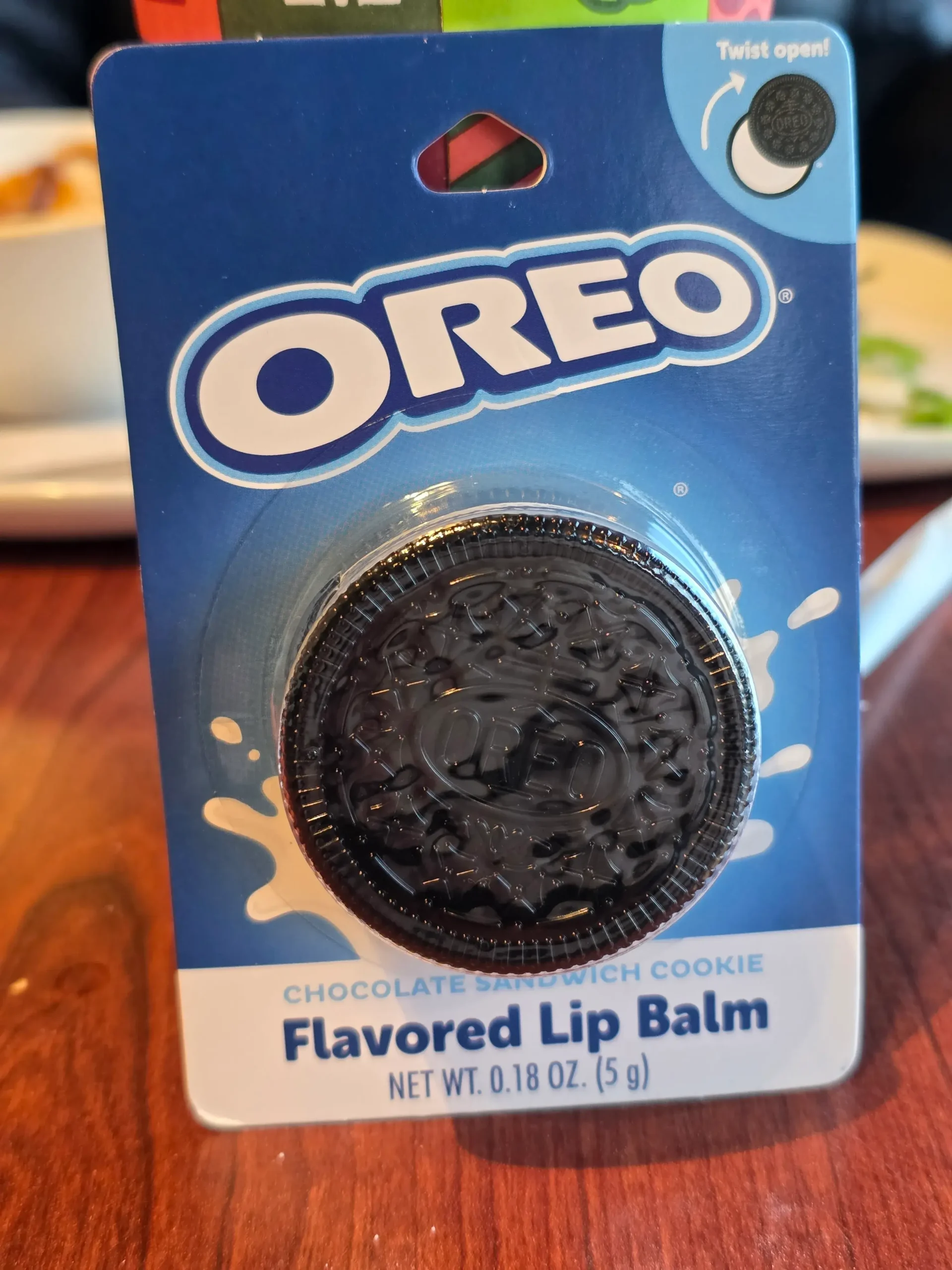 Oreo Flavored Lip Balm.