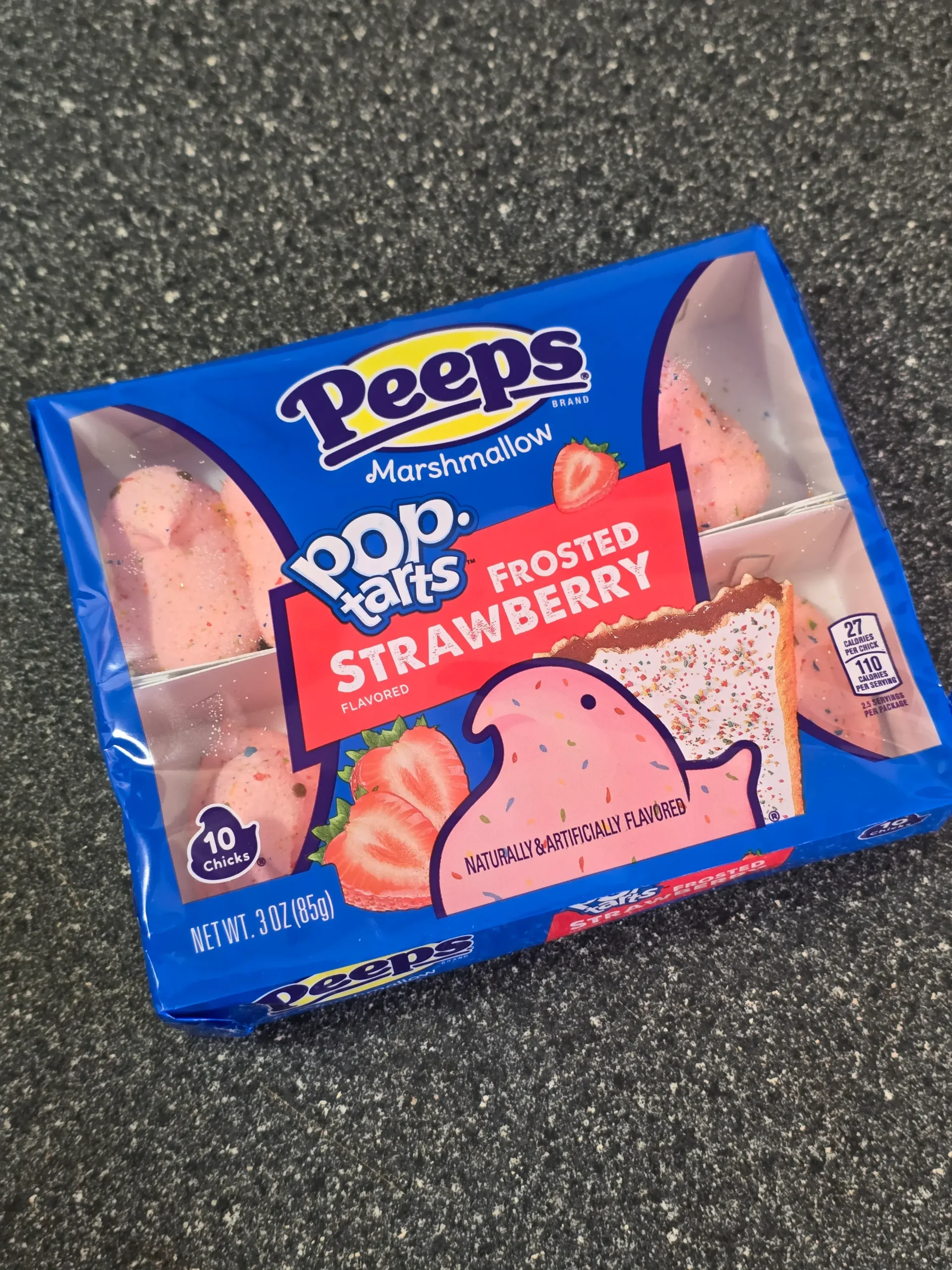 Peeps Frosted Strawberry Pop-Tarts Flavored Marshmallows.