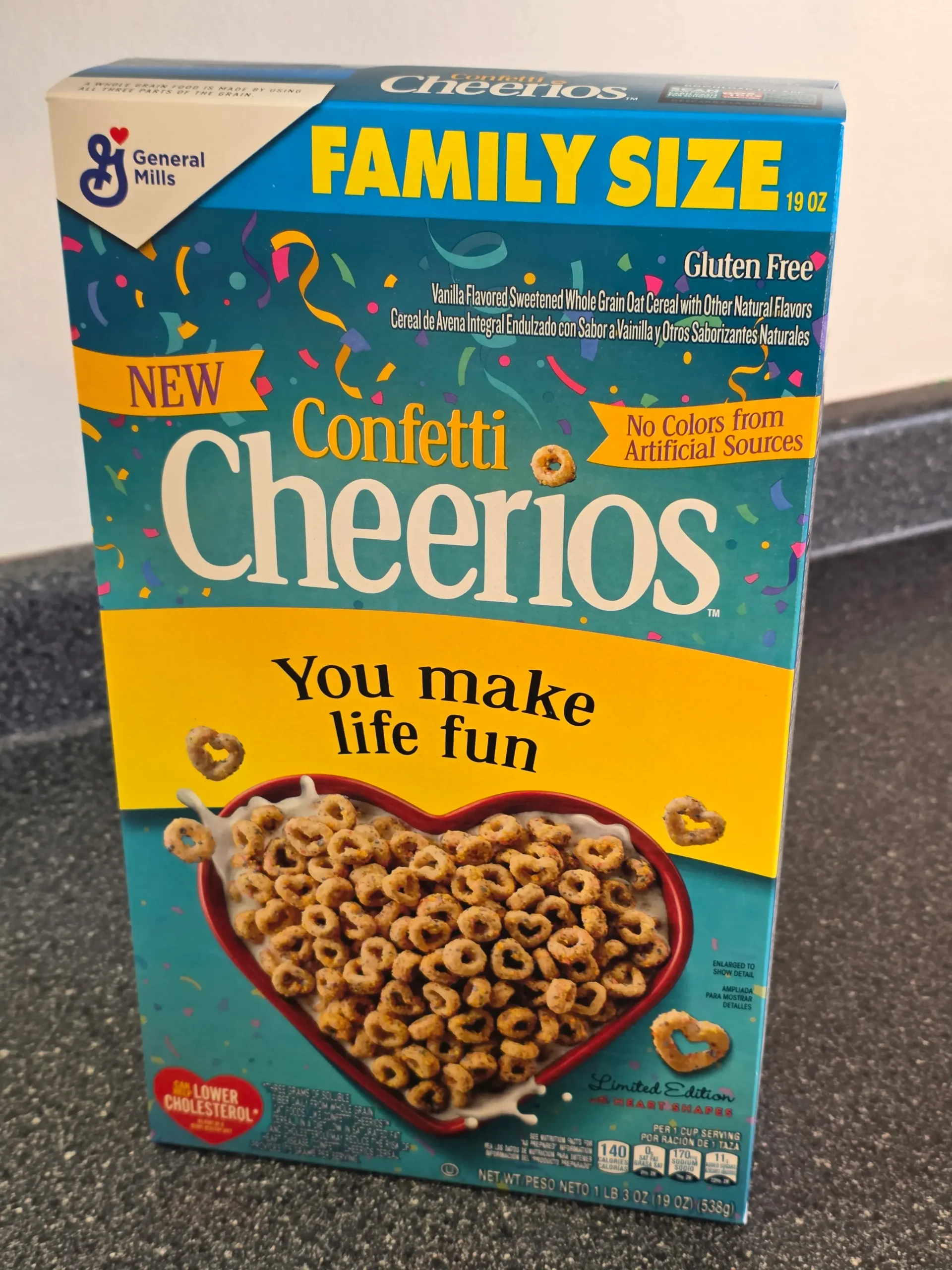 Confetti Cheerios.
