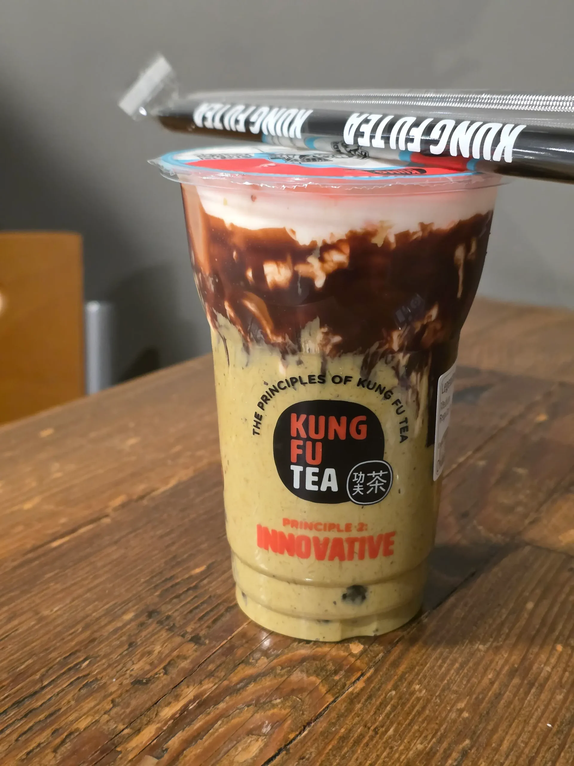 Kung Fu Tea Zygarde Legendary Chocolate Pistachio.