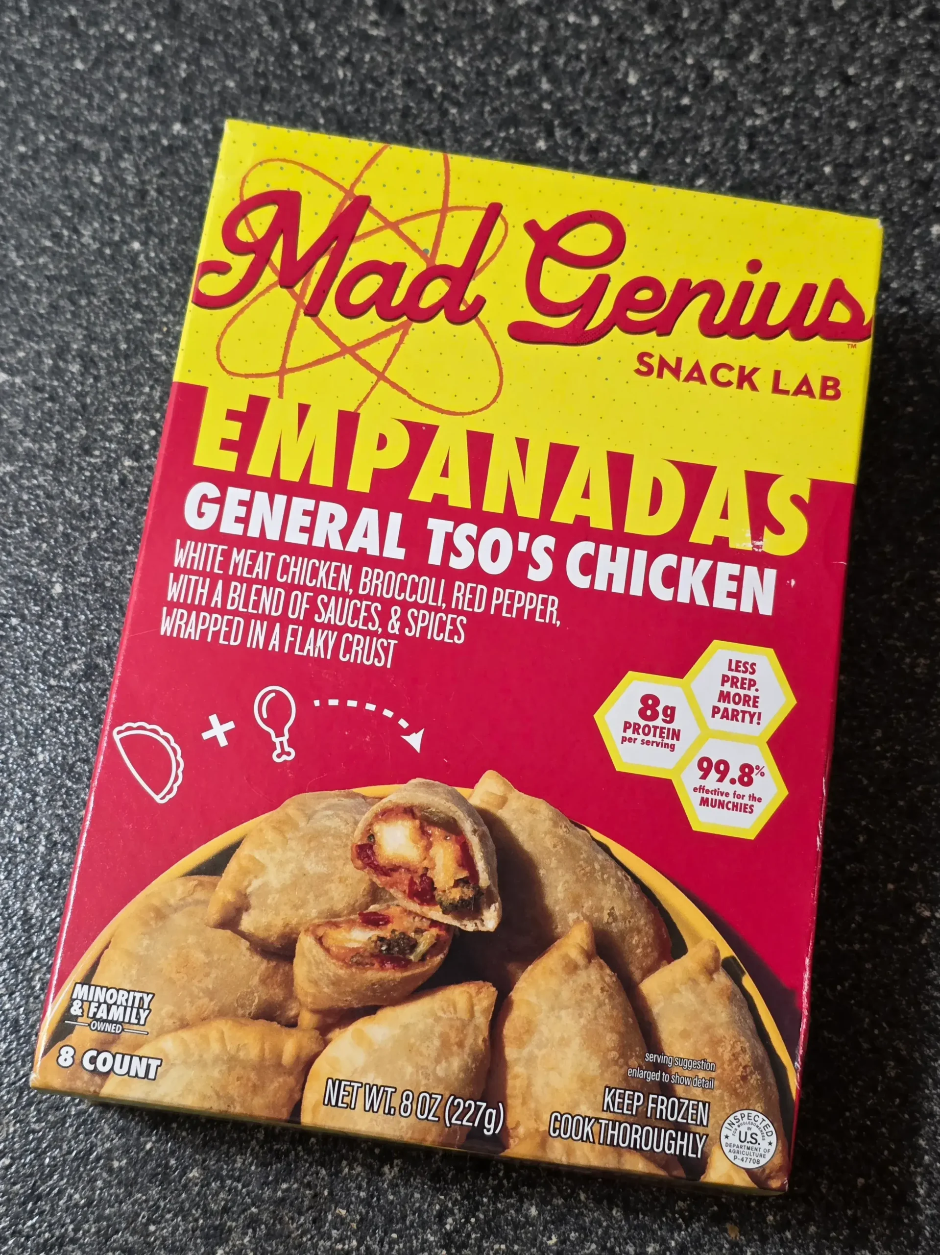 Mad Genius General Tso's Empanadas.