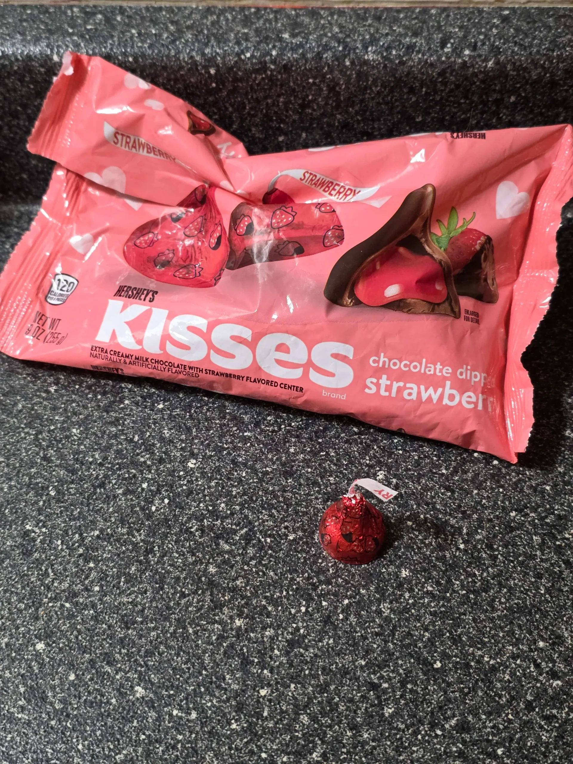 Kisses Chocolate Dipped Strawberry.
