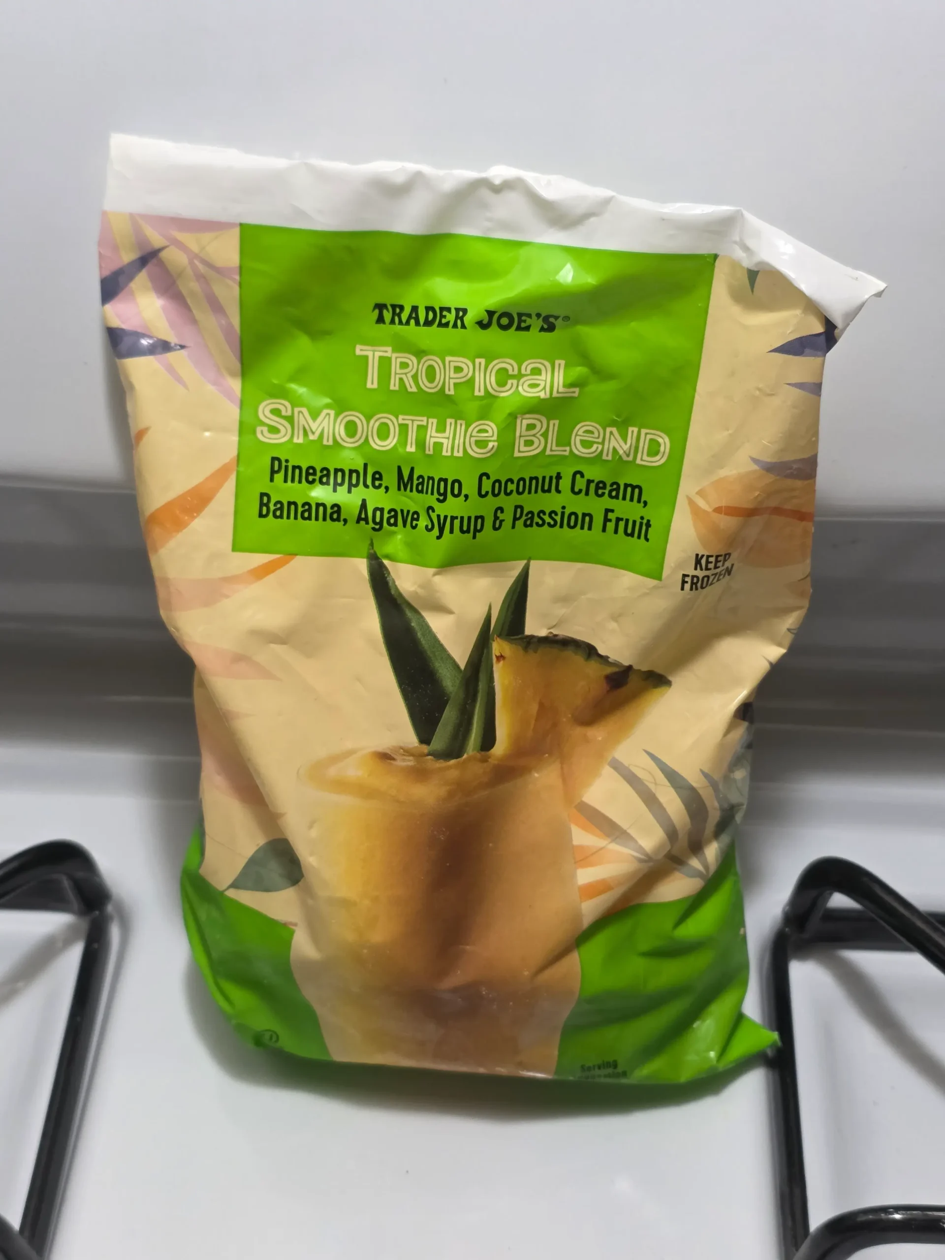 Trader Joe's Tropical Smoothie Blend.