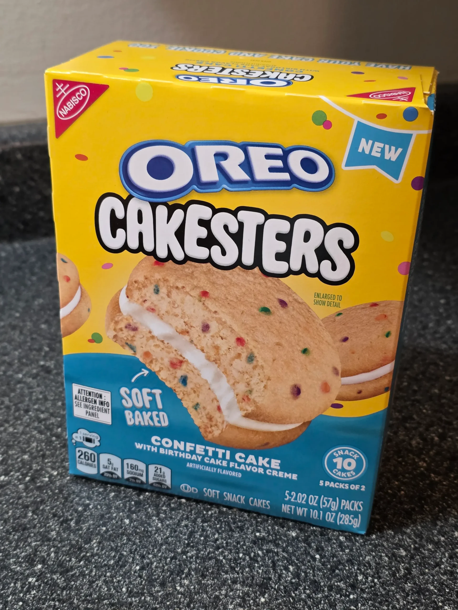 Oreo Cakesters Confetti Cake.