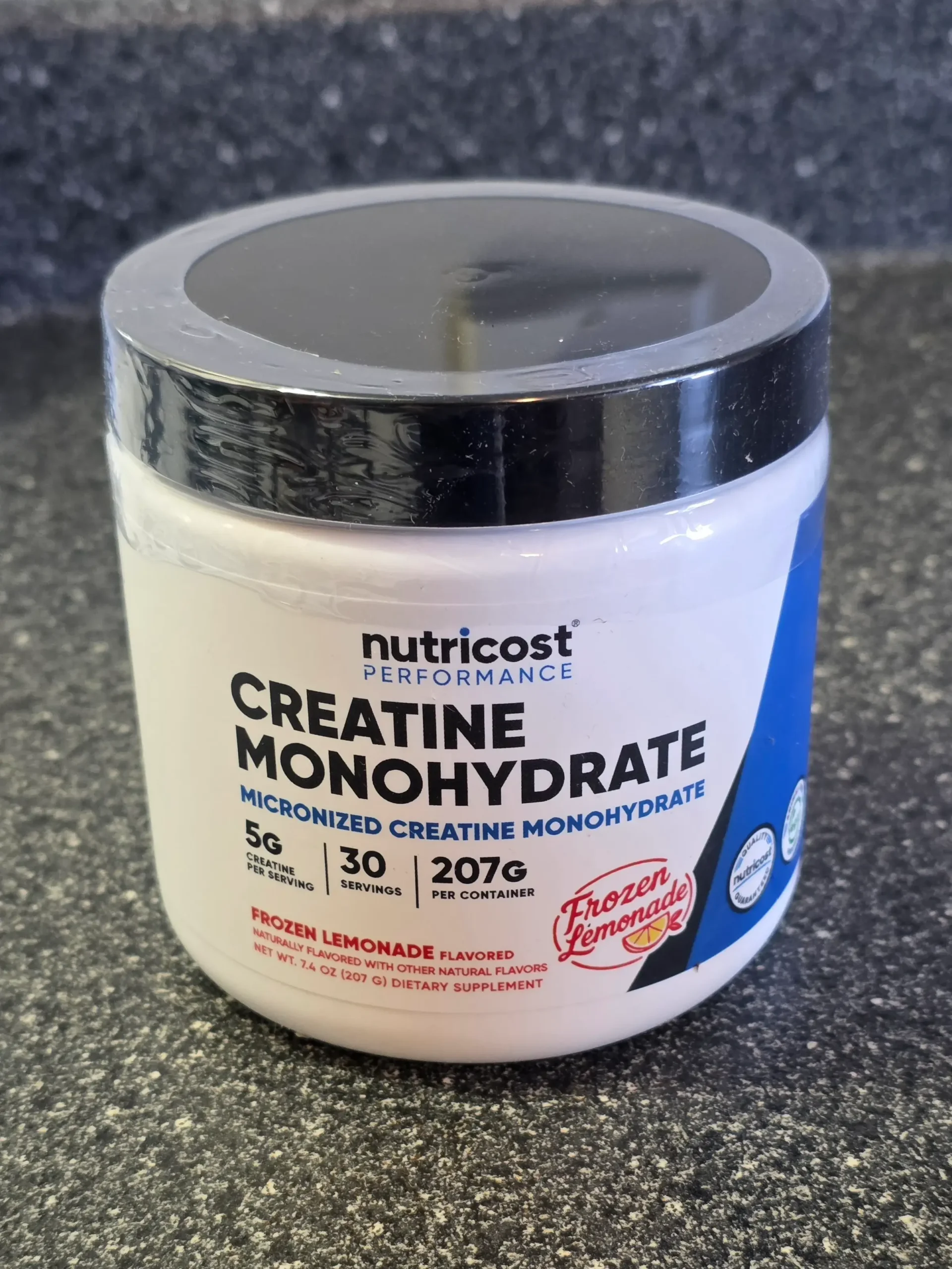 Nutricost Creatine Monohydrate Frozen Lemonade.