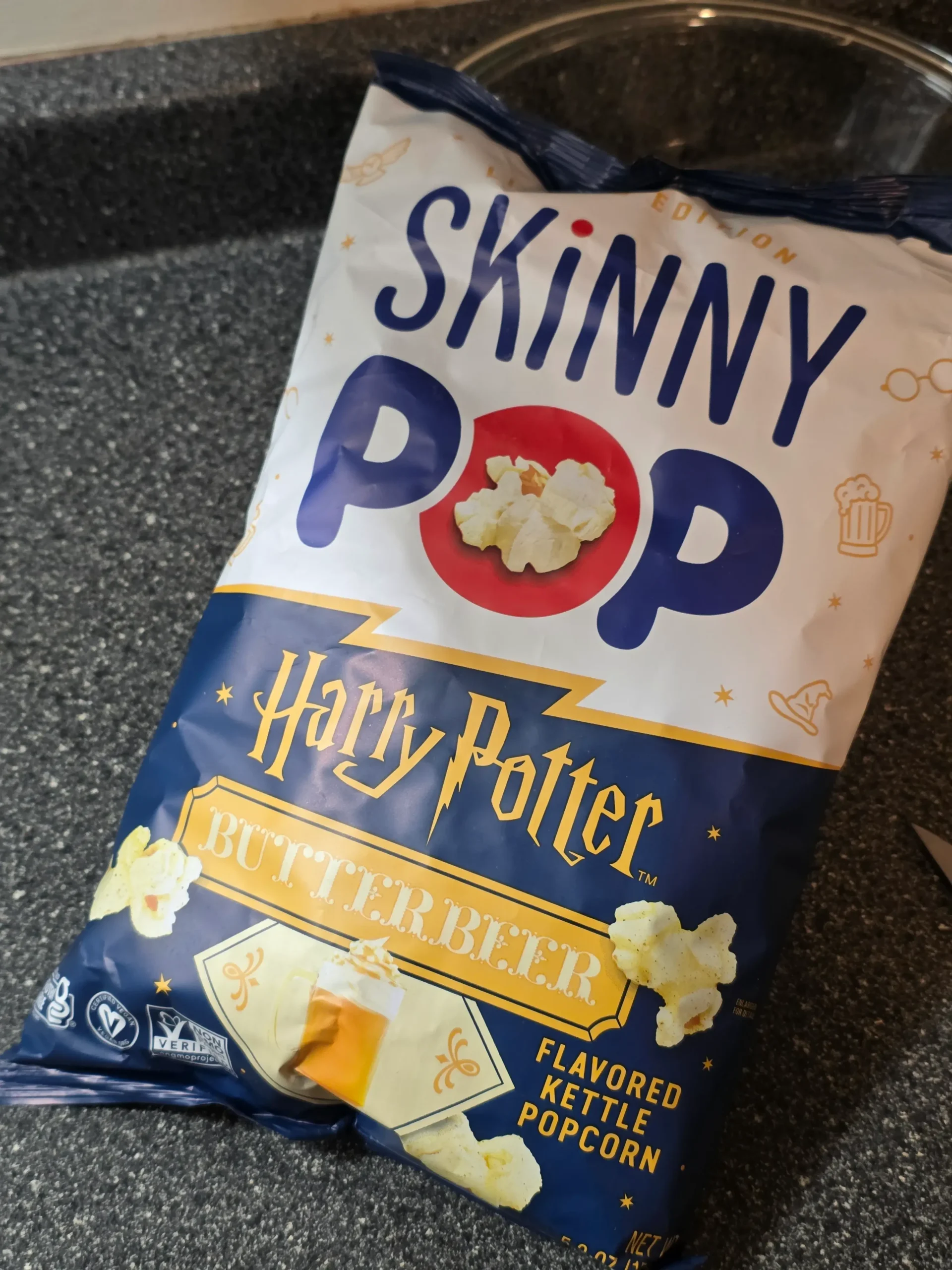 SkinnyPop Popcorn.