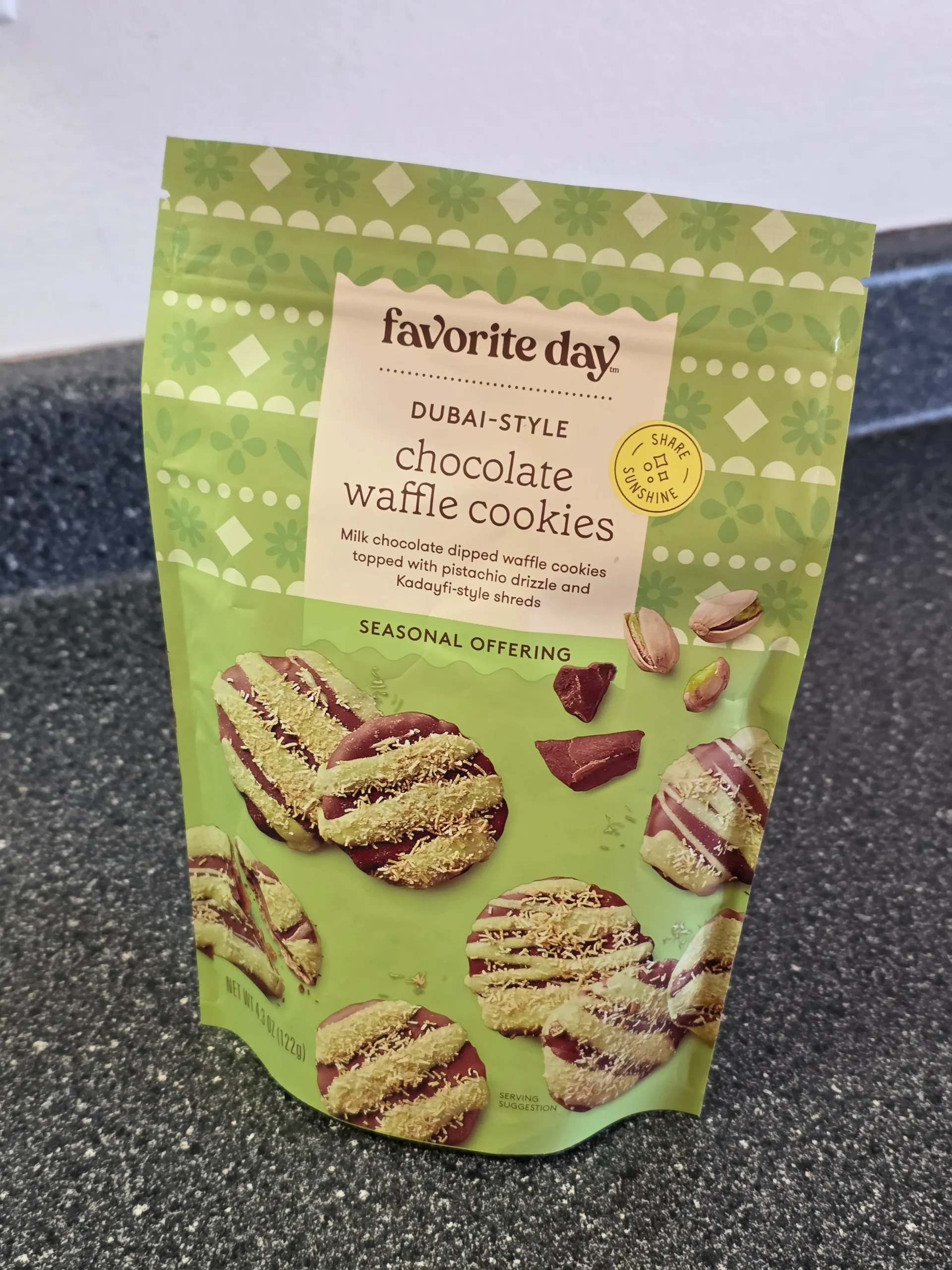 Favorite Day Dubai-Style Chocolate Waffle Cookies.