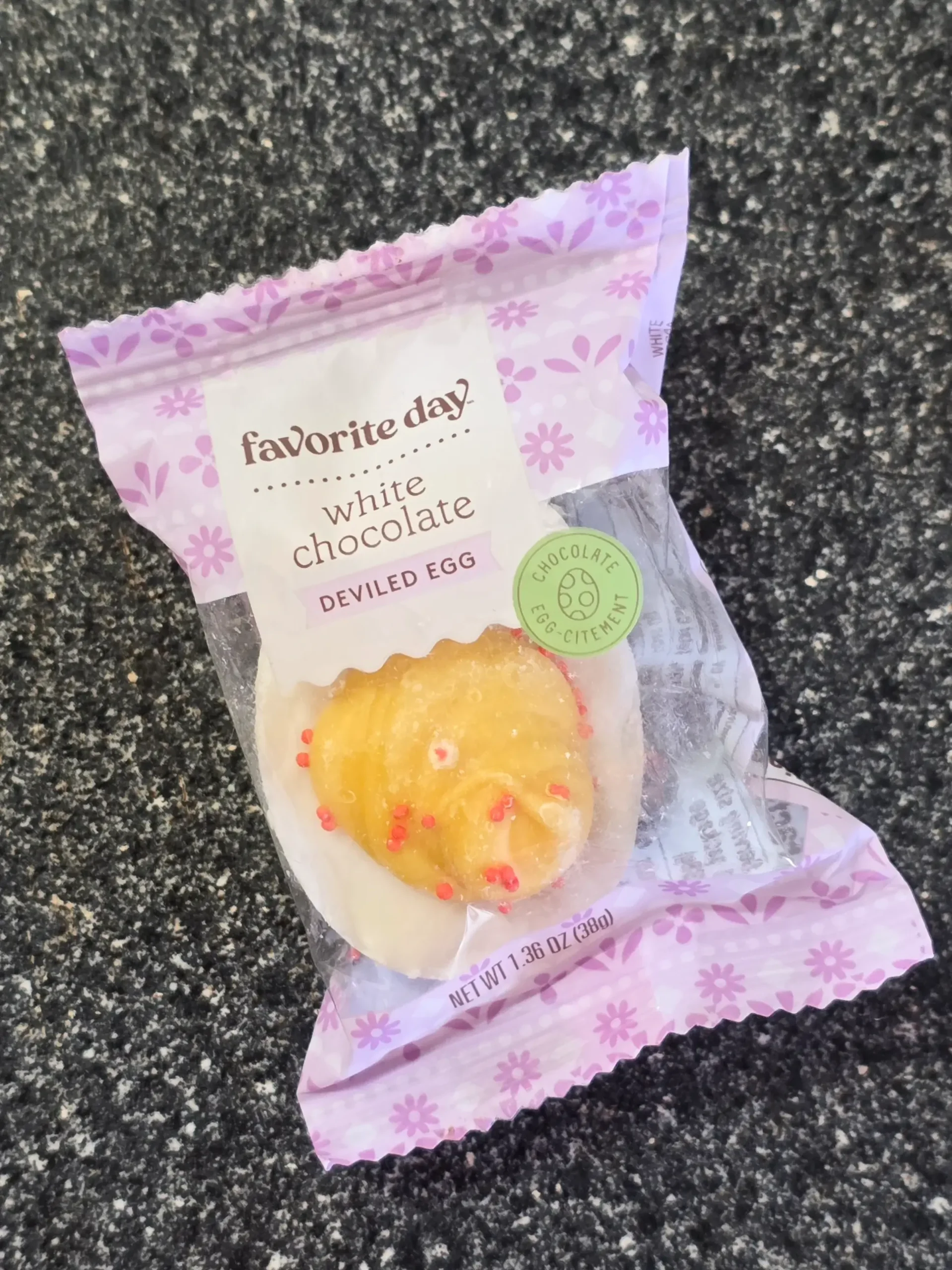 Spring Easter Candy White Chocolate Deviled Egg