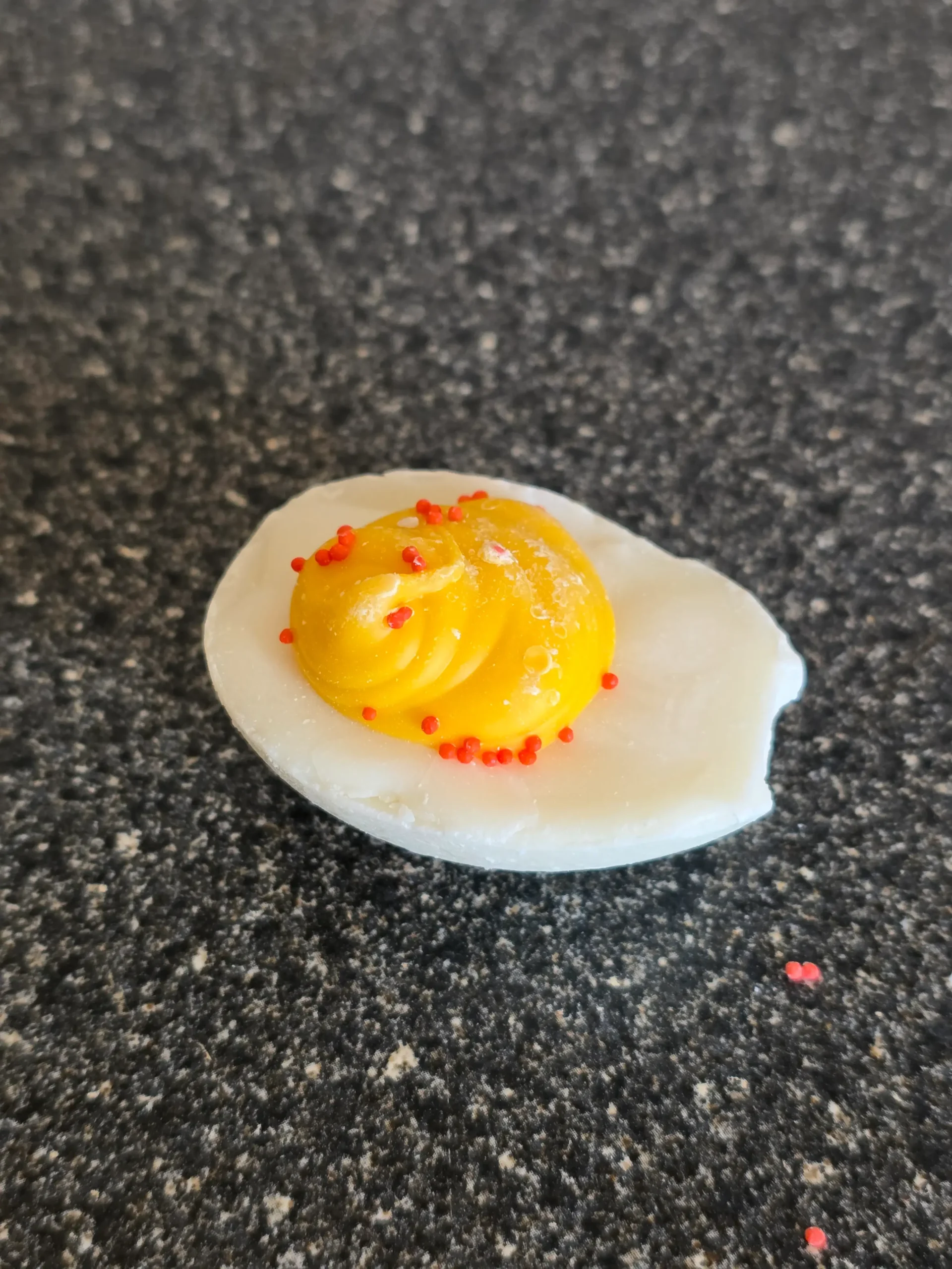 Spring Easter Candy White Chocolate Deviled Egg