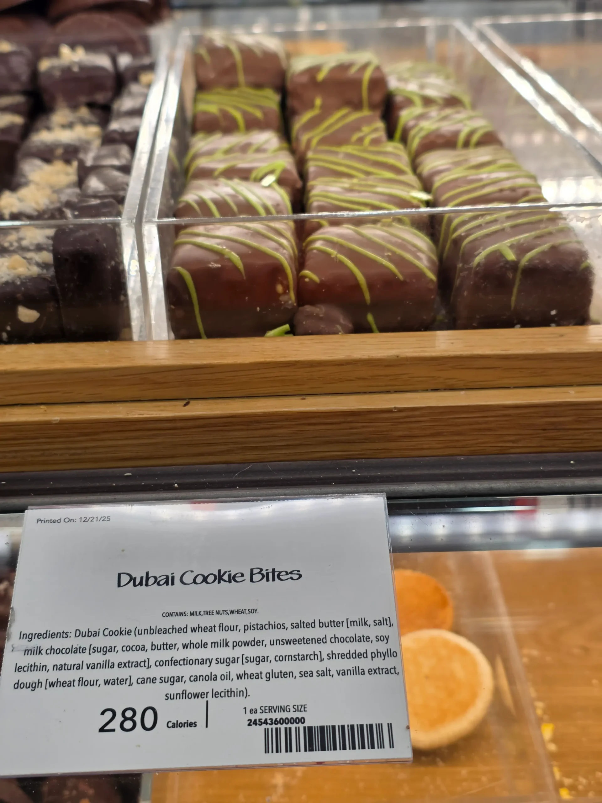 Whole Foods Dubai Cookie Bites.