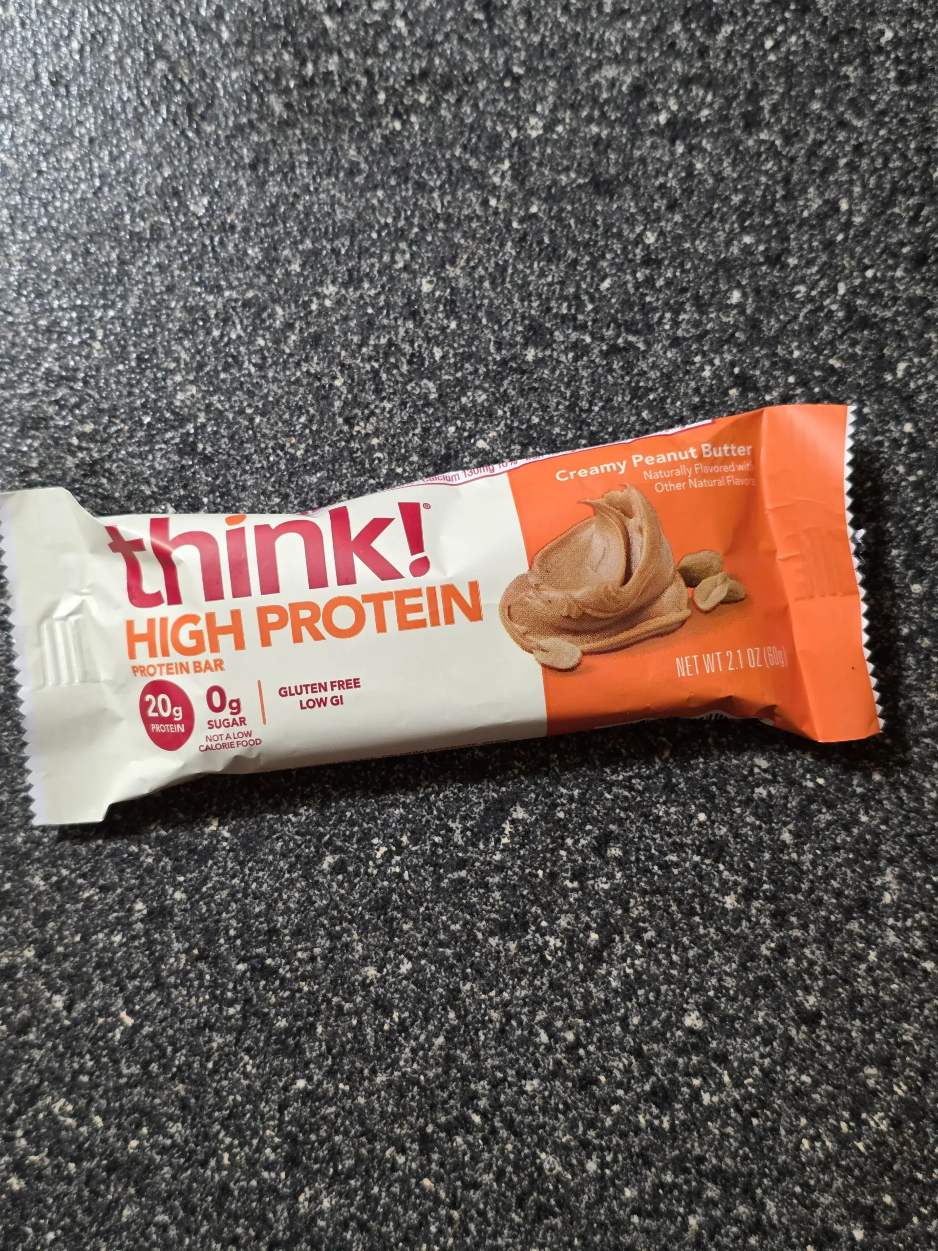 think! Think Protein Bars Girl Scouts Thin Mints, Chunky Peanut Butter, Lemon Delight, Cookies & Creme, White Chocolate, and Creamy Peanut Butter.