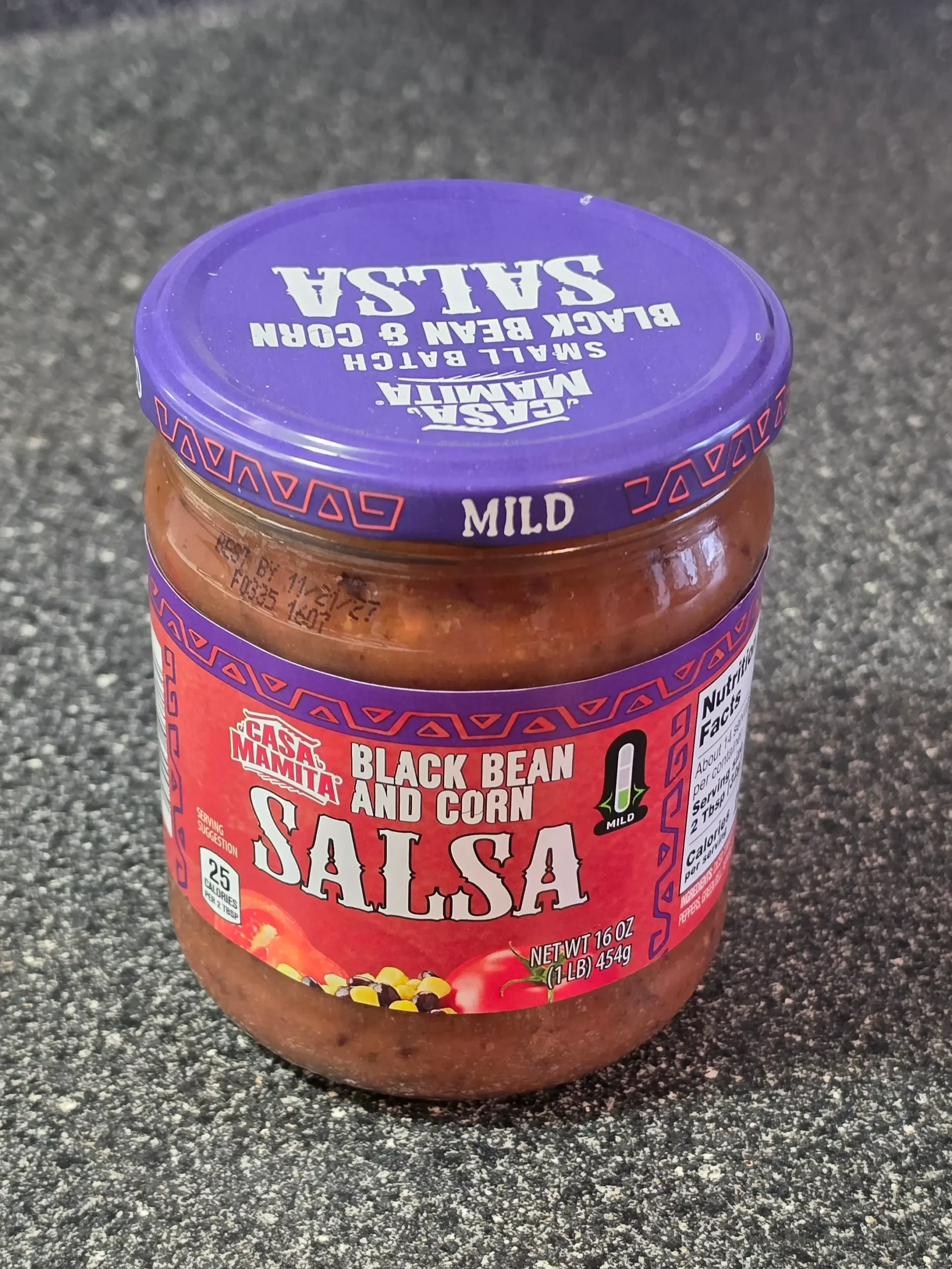 Casa Mamita Black Bean and Corn Salsa.