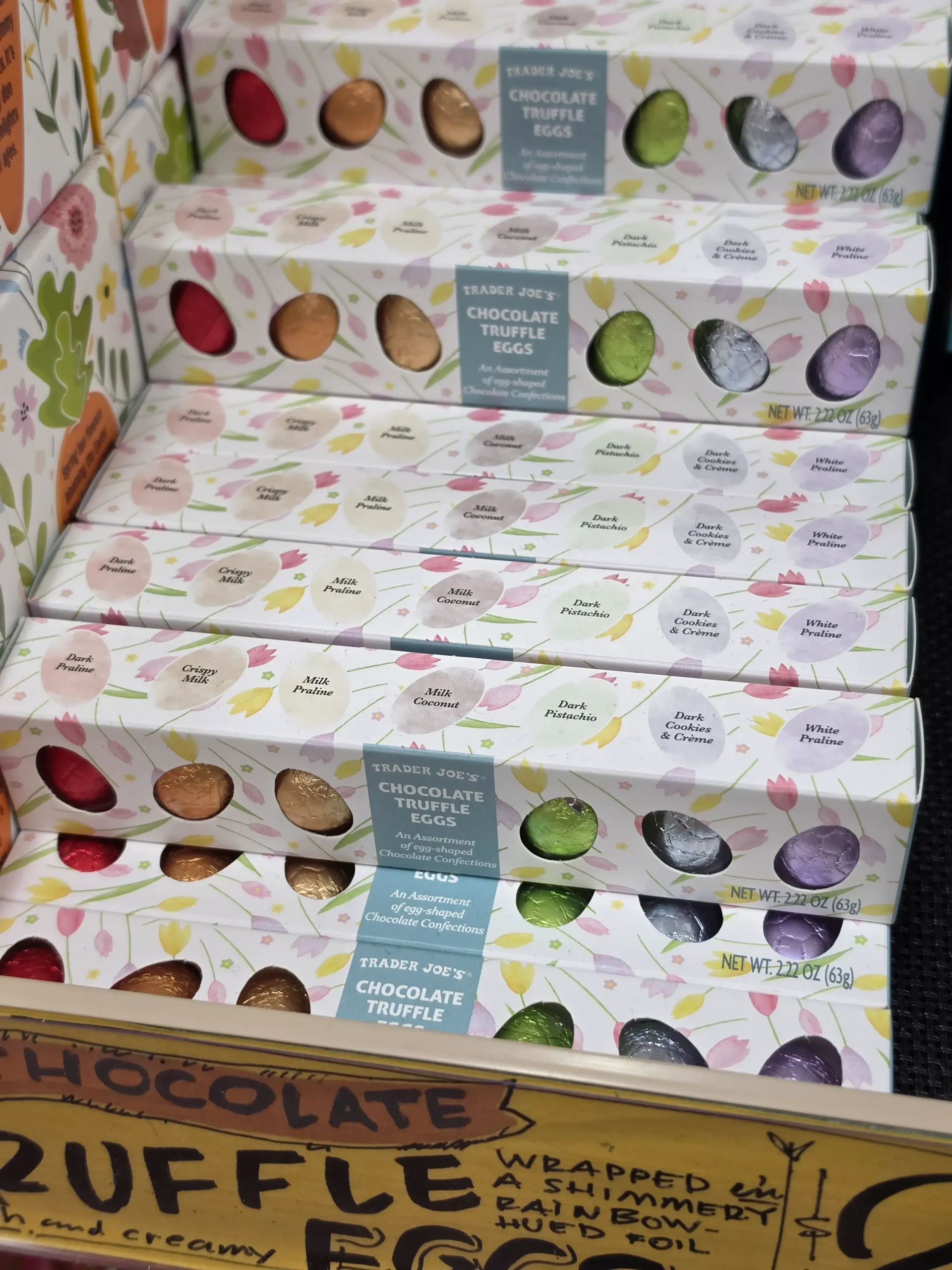 Trader Joe's Chocolate Truffle Eggs.