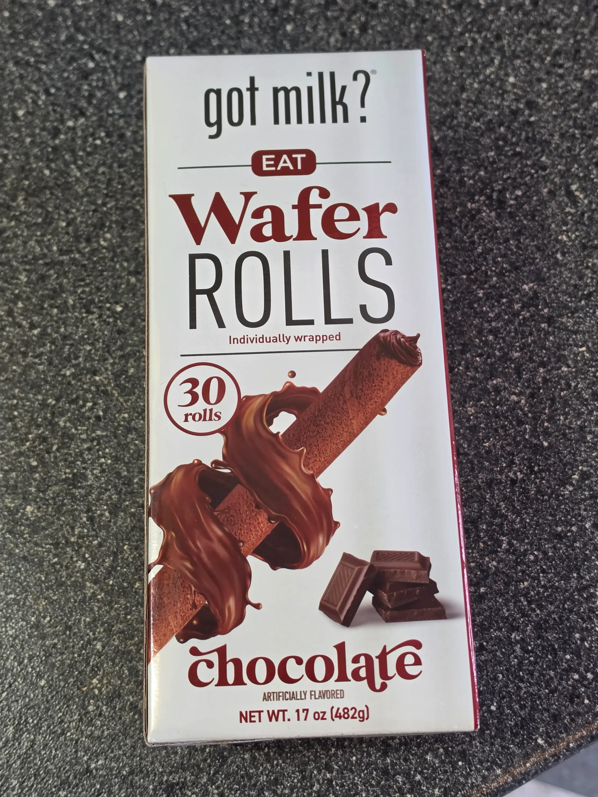 got milk? Chocolate Wafer Filled Rolls.