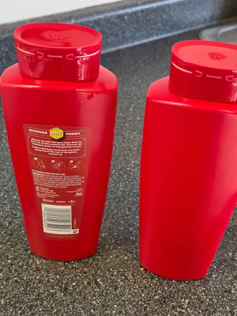 Old Spice Super Mario Galaxy Movie Space Mischief Amped Amber and Desert Detour Vanilla Sands Body Face Wash.