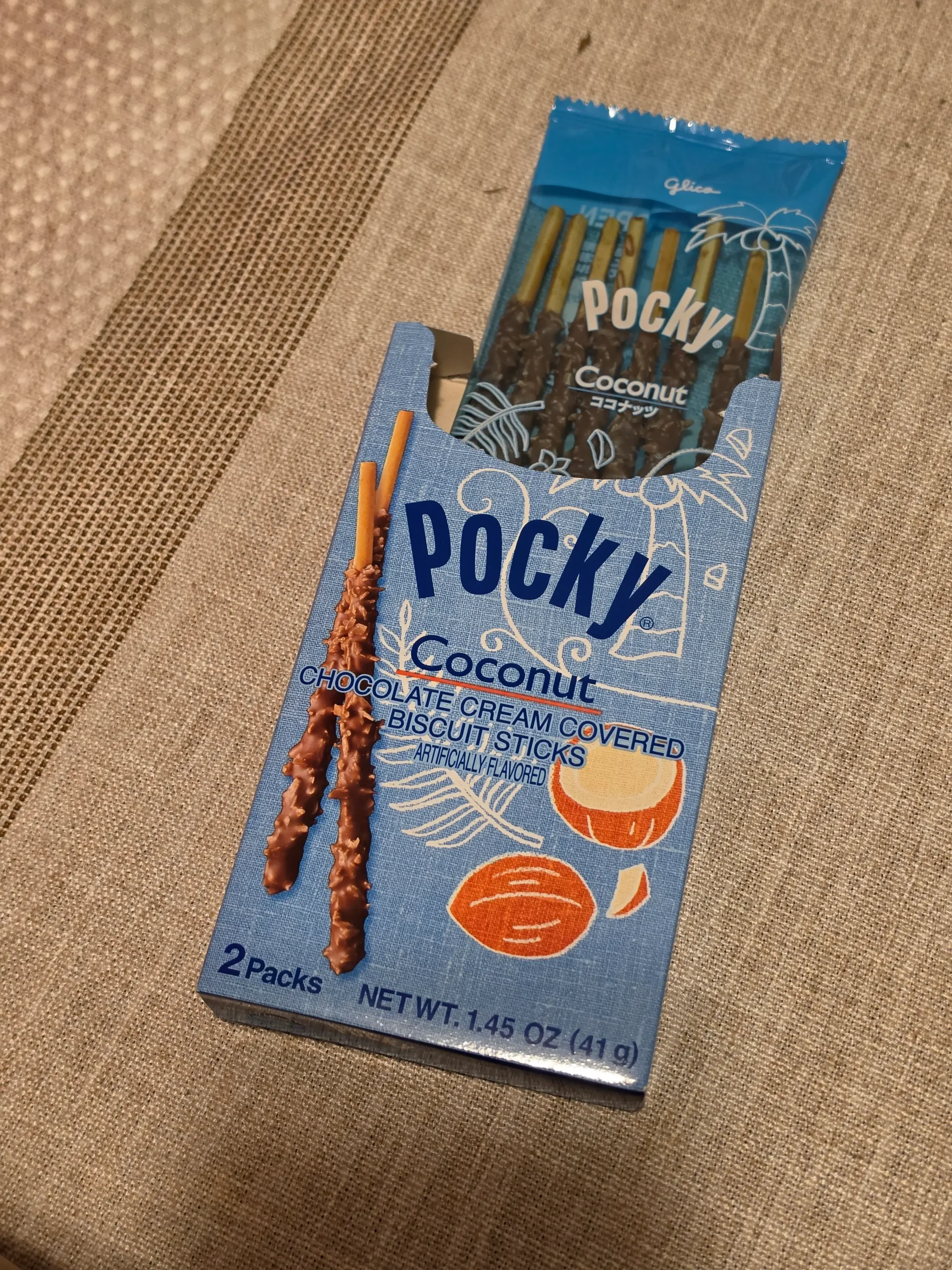 Glico Coconut Pocky.