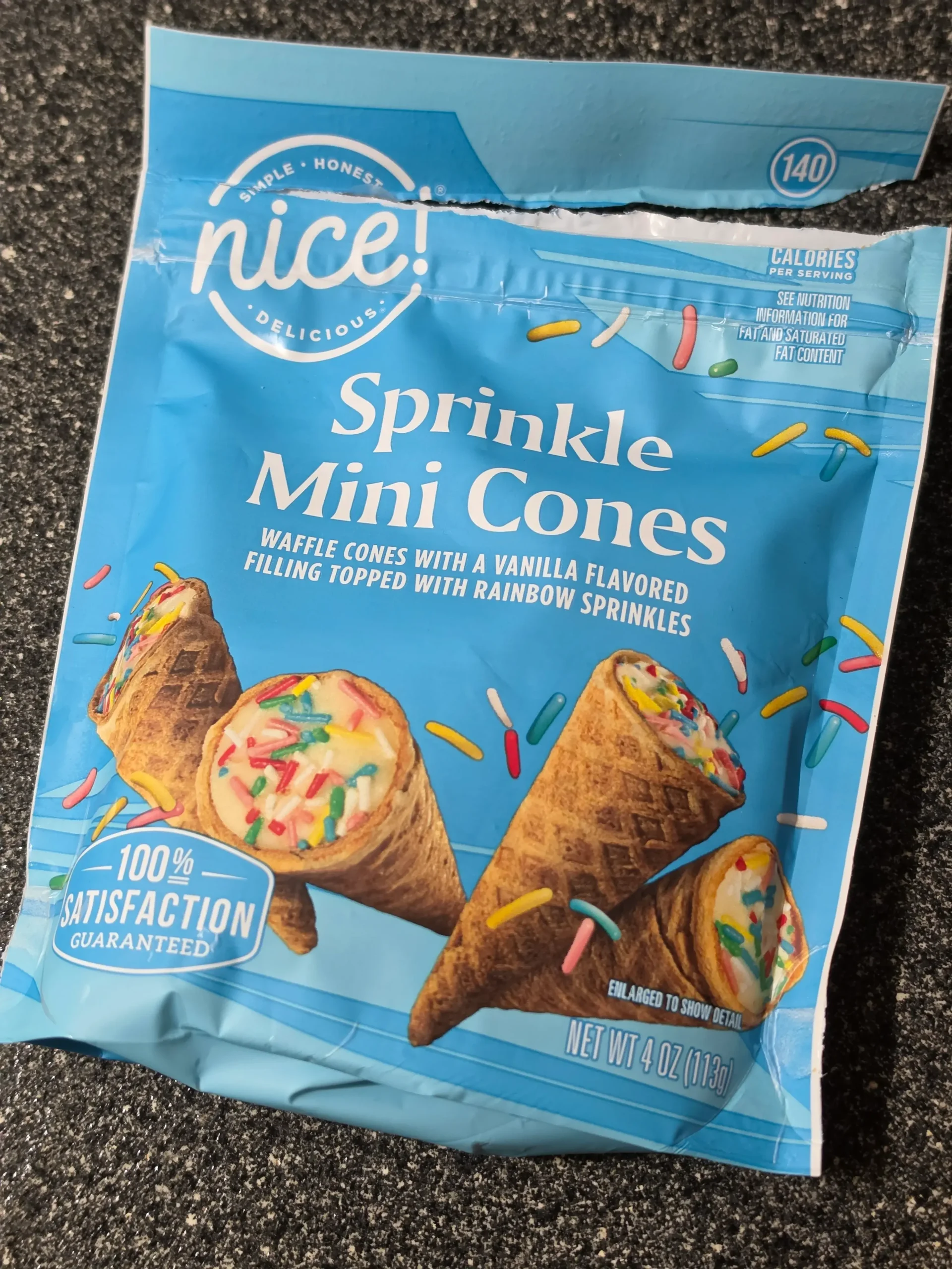 Nice! Walgreens Sprinkle Mini Cones.
