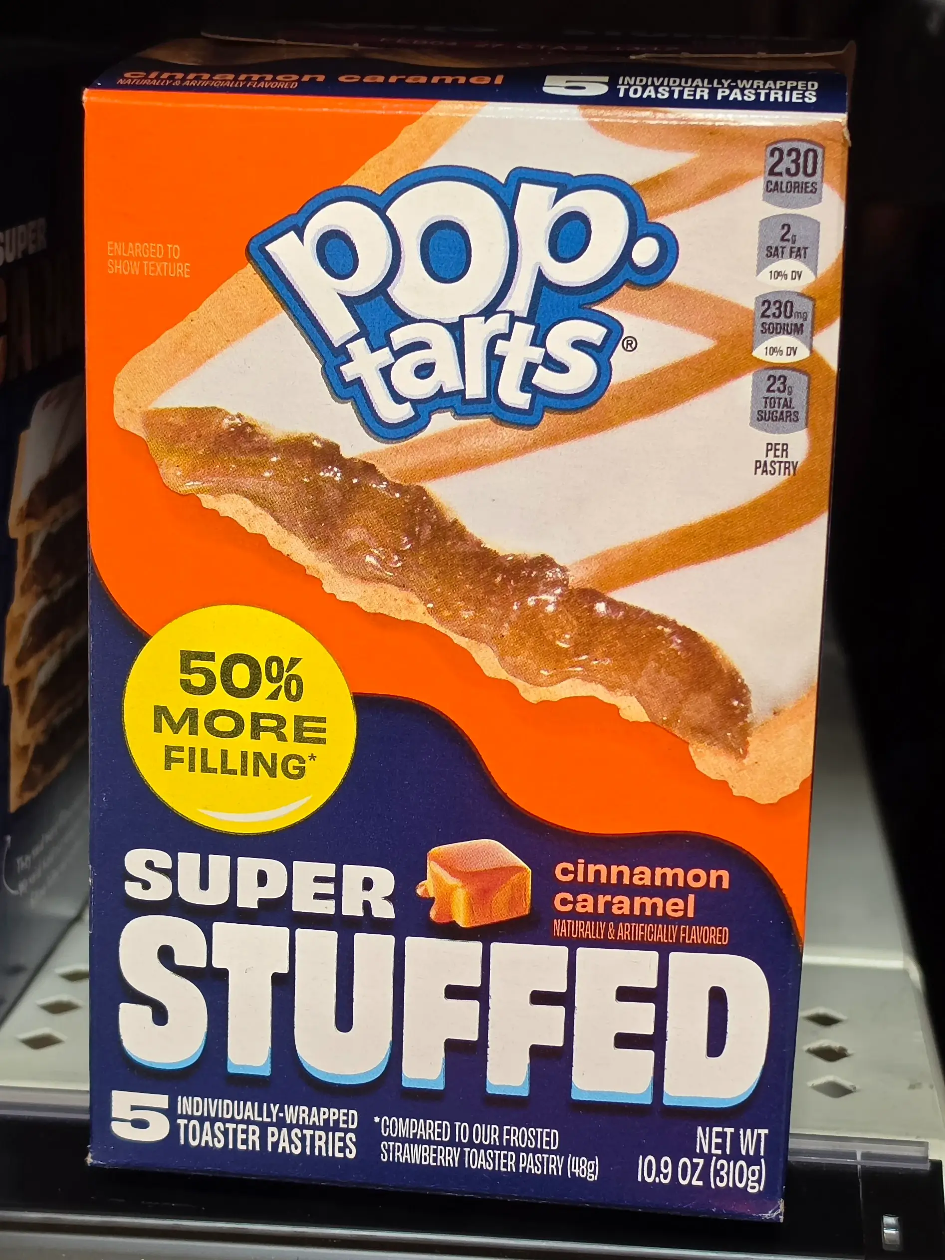 Cinnamon Caramel Super Stuffed Pop-Tarts.