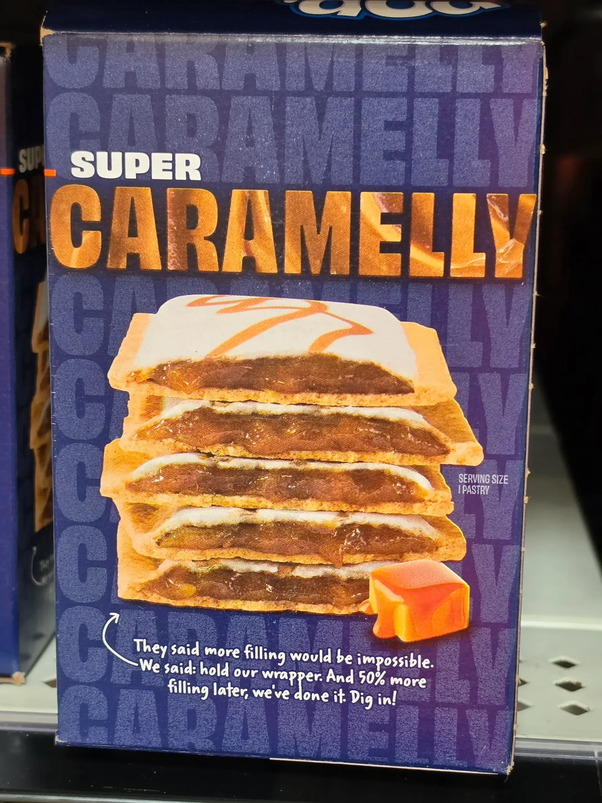 Cinnamon Caramel Super Stuffed Pop-Tarts.