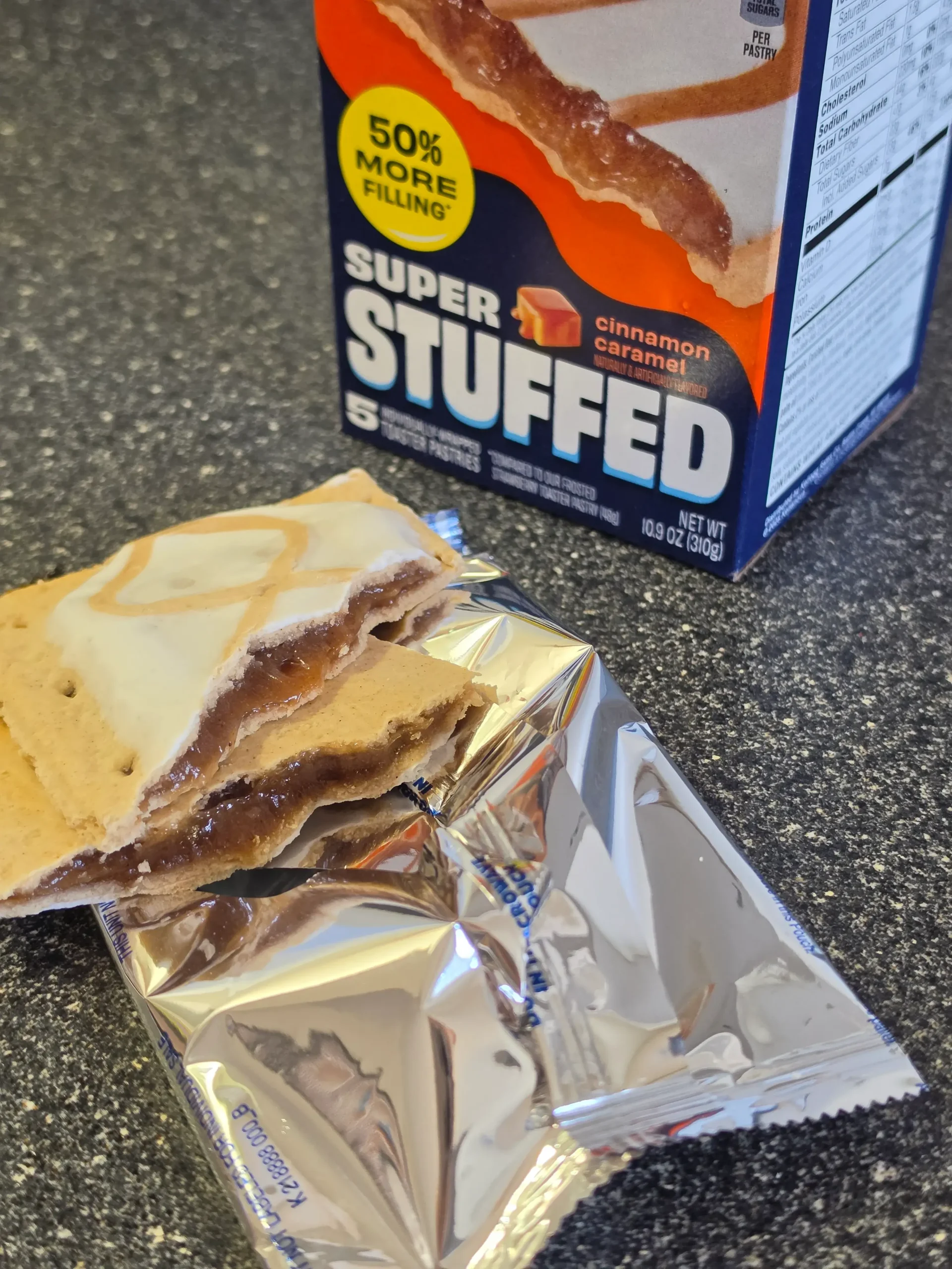 Cinnamon Caramel Super Stuffed Pop-Tarts.