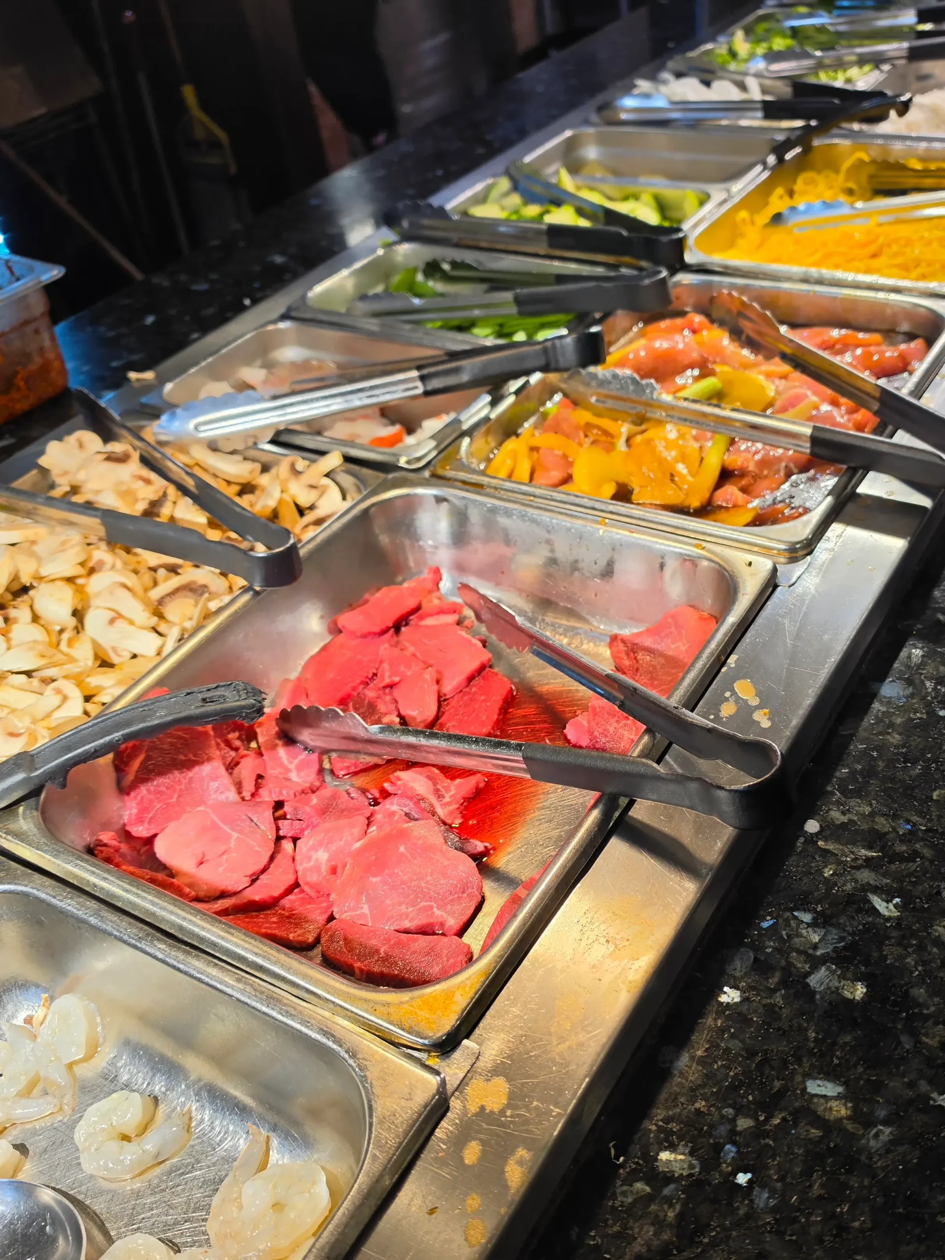 Royal Buffet Providence plate of food.