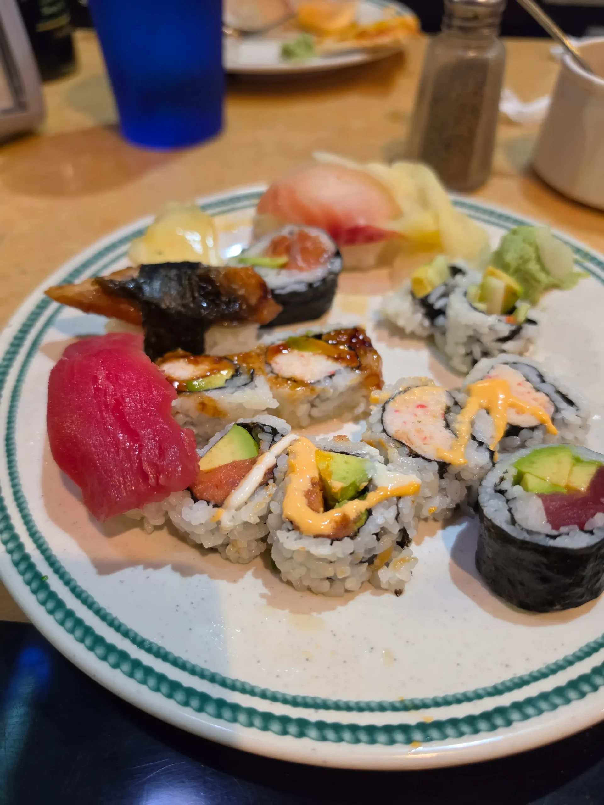 Royal Buffet Providence plate of food.