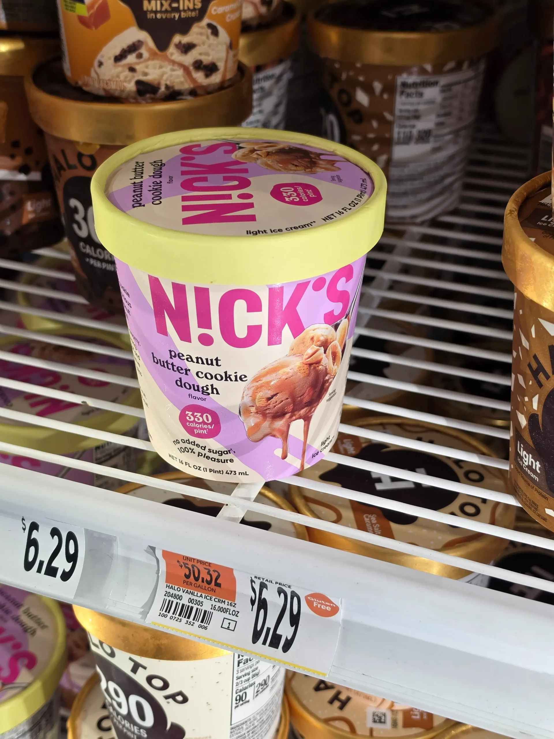 N!ck's Peanut Butter Cookie Dough.