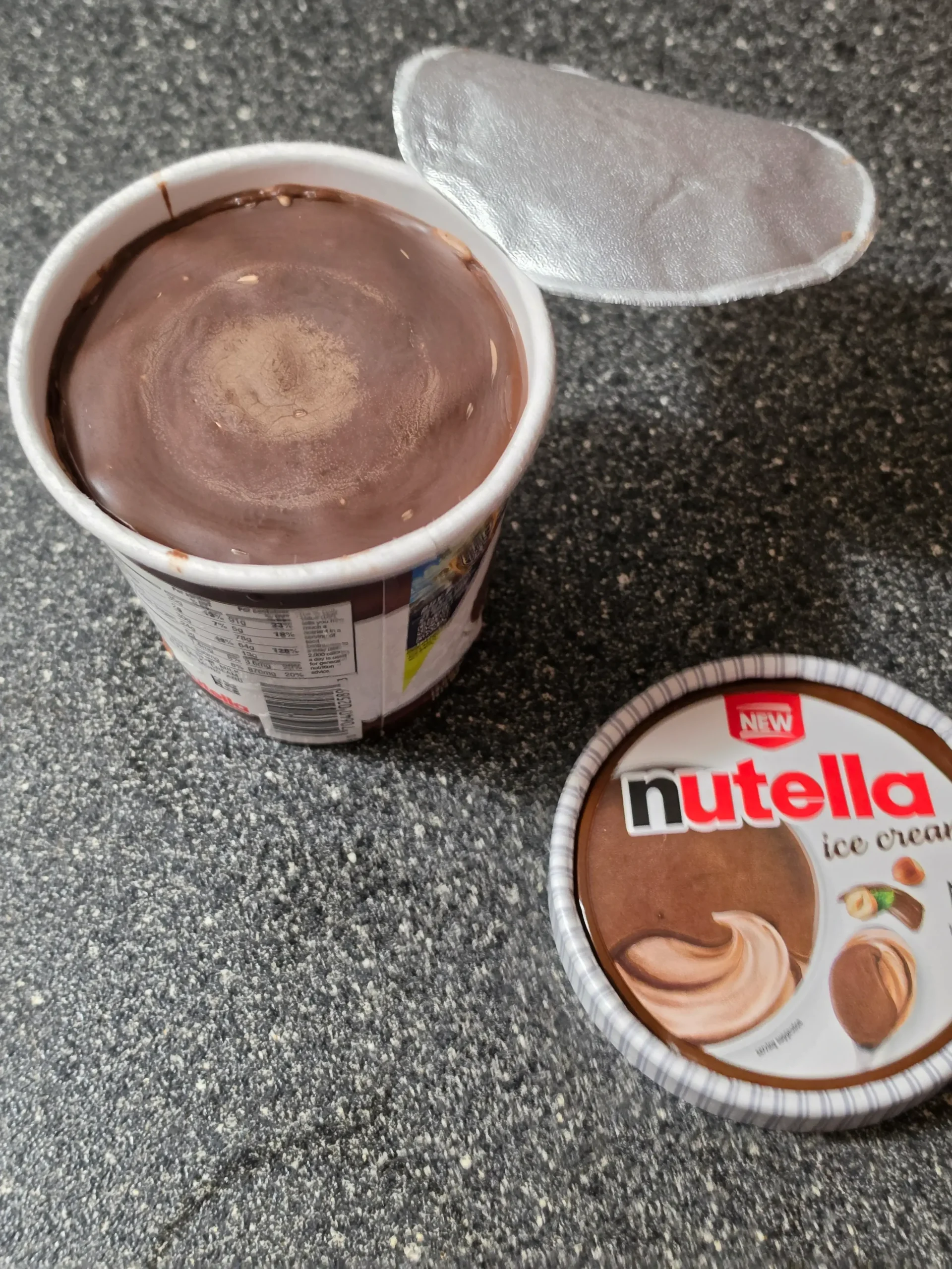 Ferrero Nutella Ice Cream.