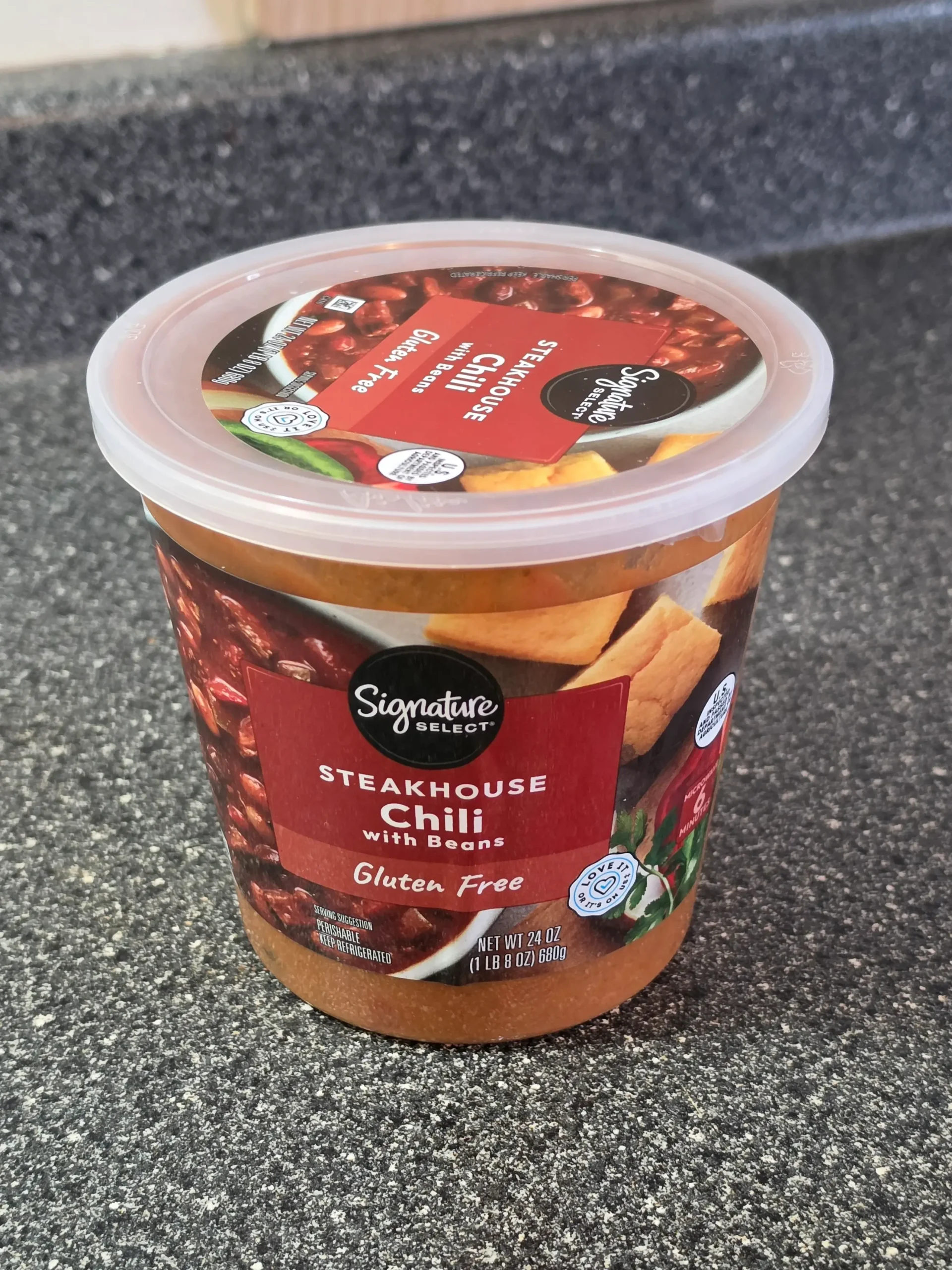 Signature Select Steakhouse Chili with Beans.