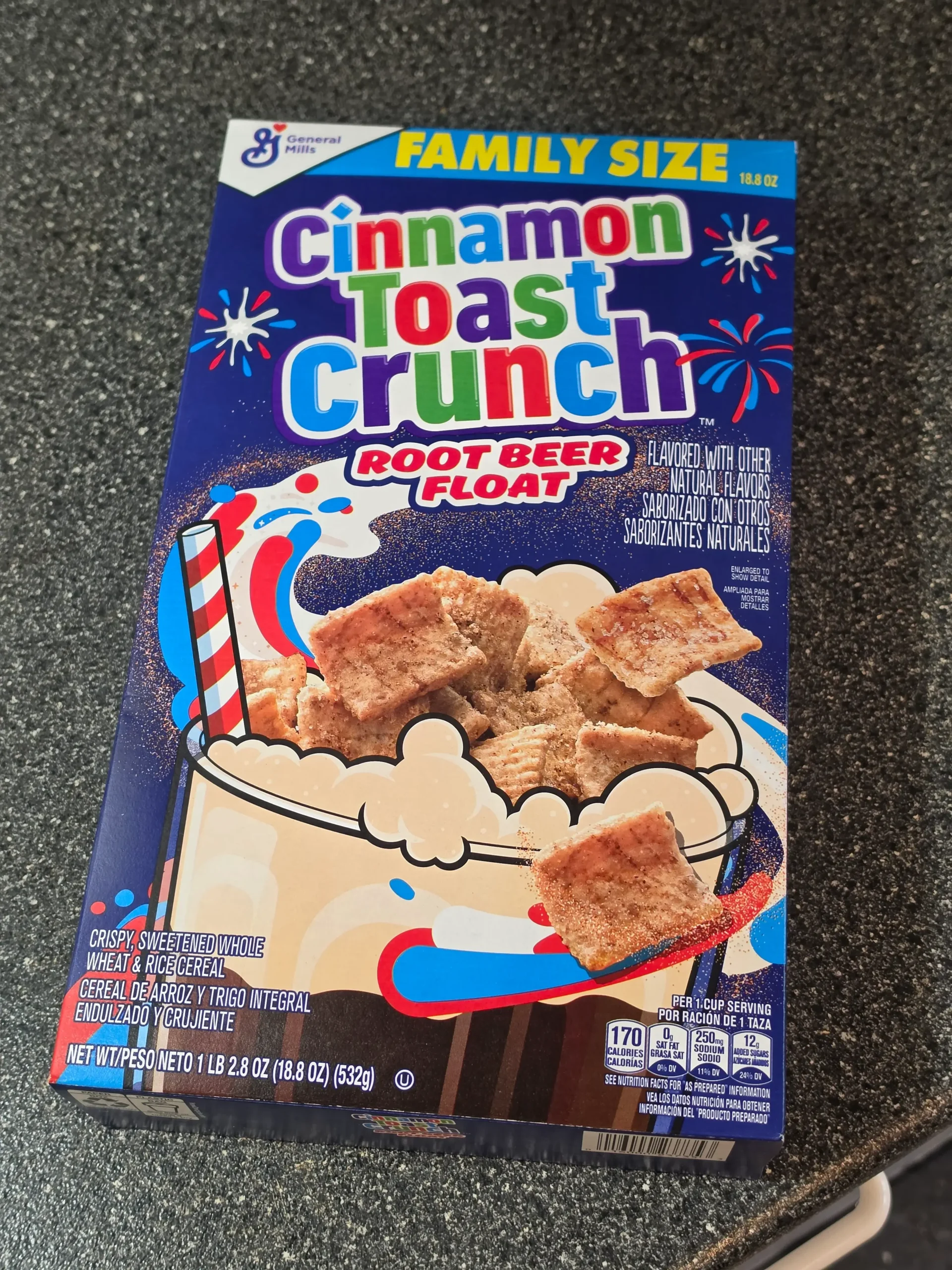 Cinnamon Toast Crunch Root Beer Float.