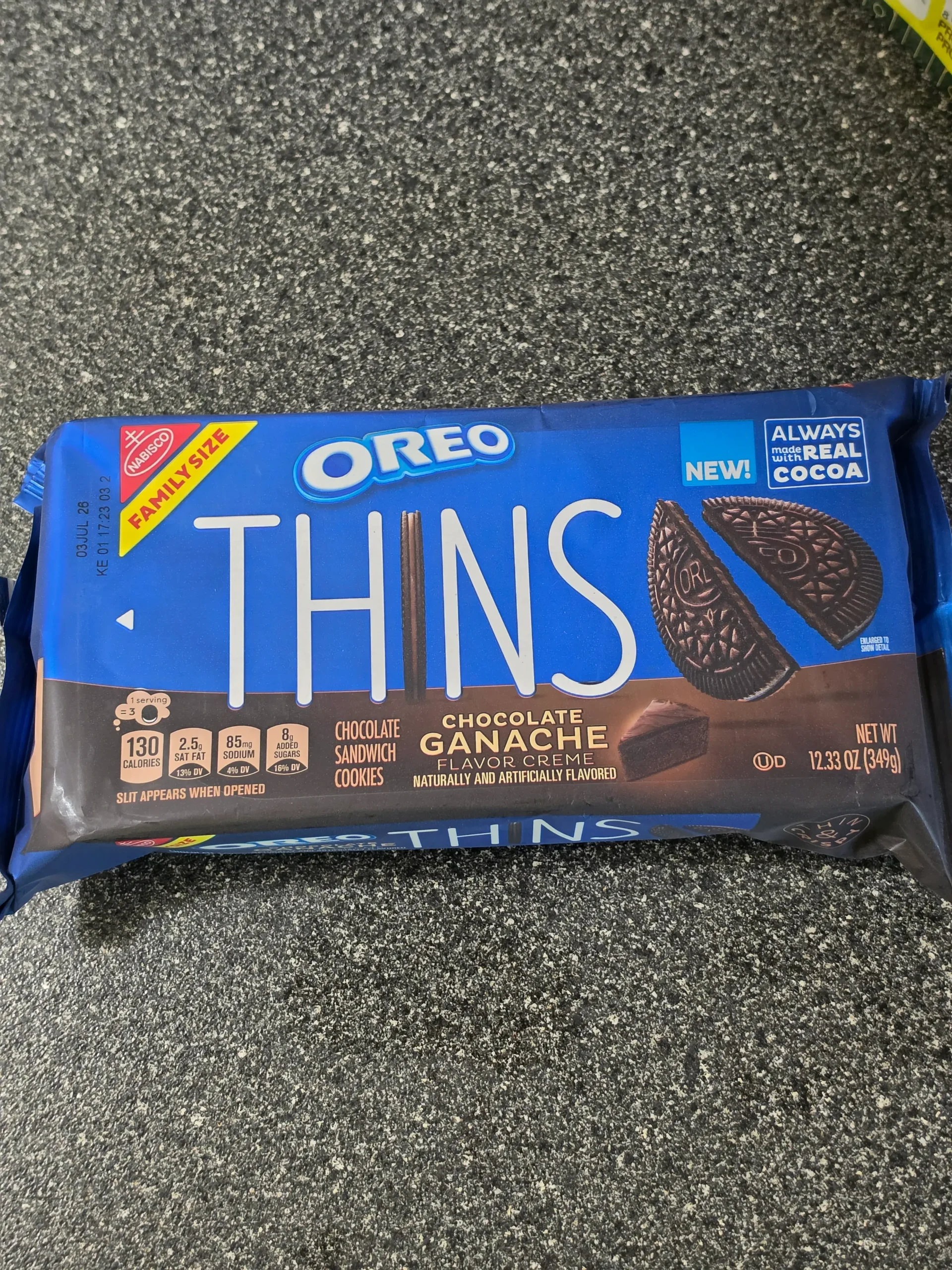 Oreo Thins Ganache.