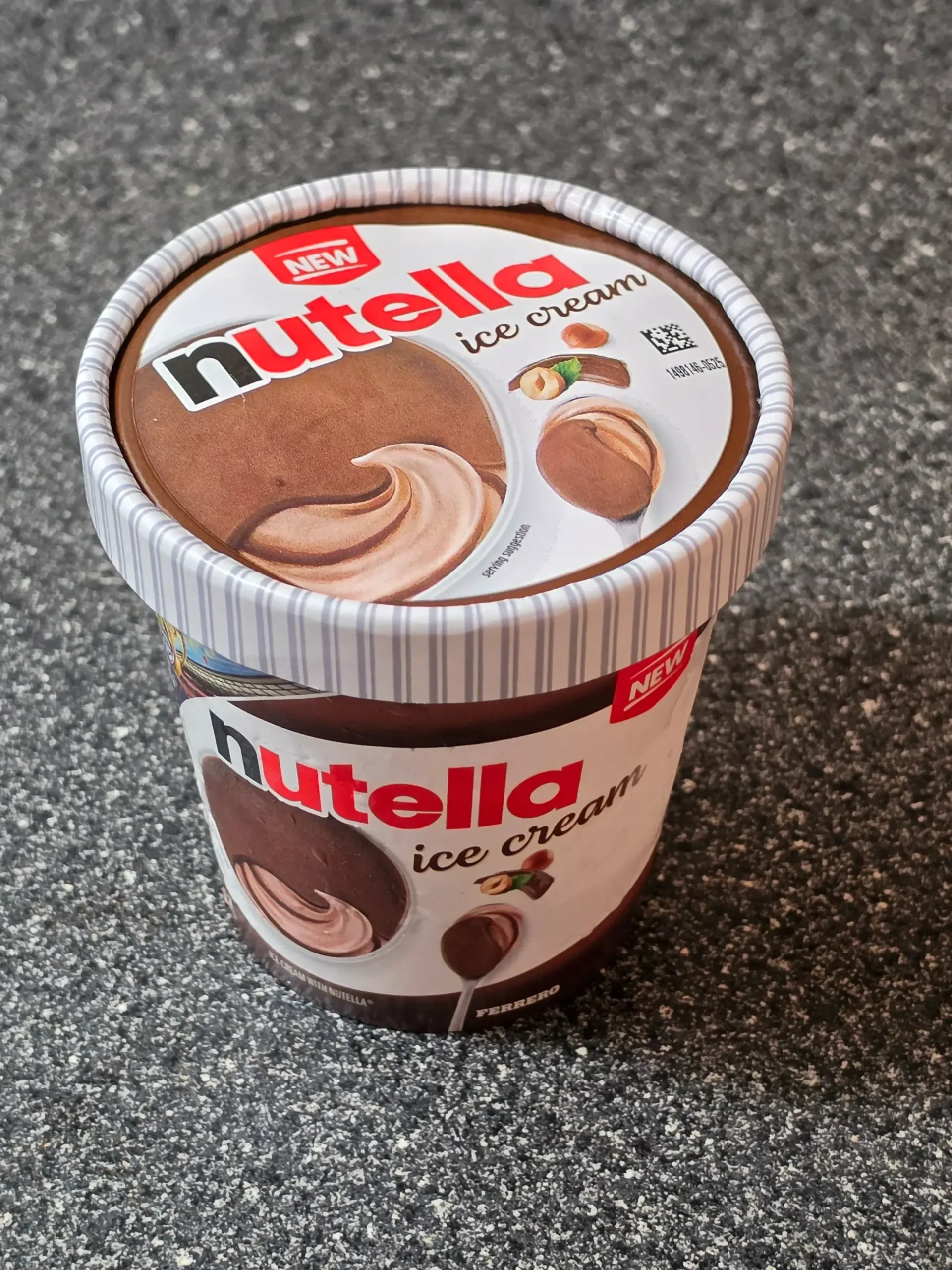 Ferrero Nutella Ice Cream.