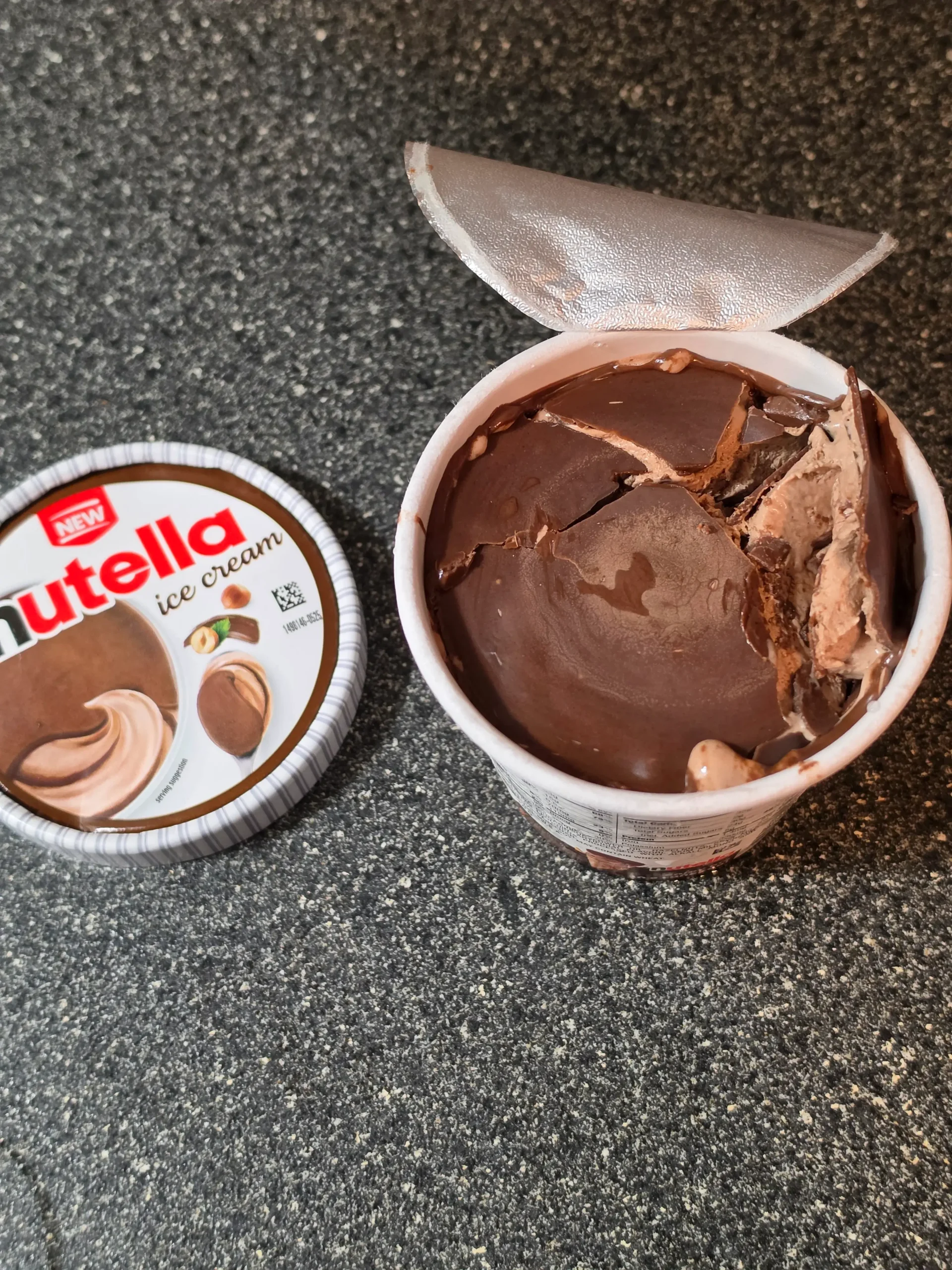 Ferrero Nutella Ice Cream.