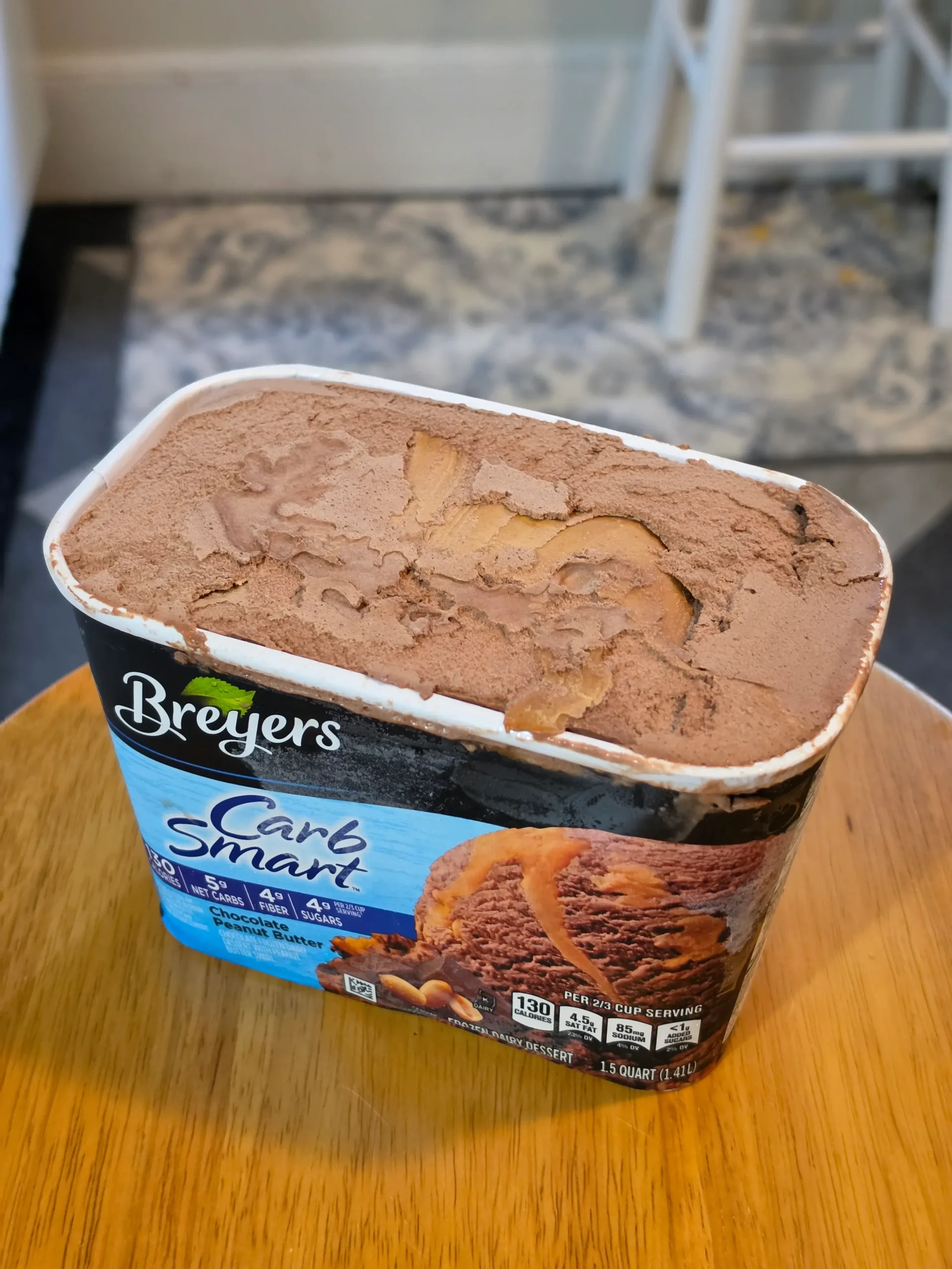 Breyers Carb Smart Peanut Butter.