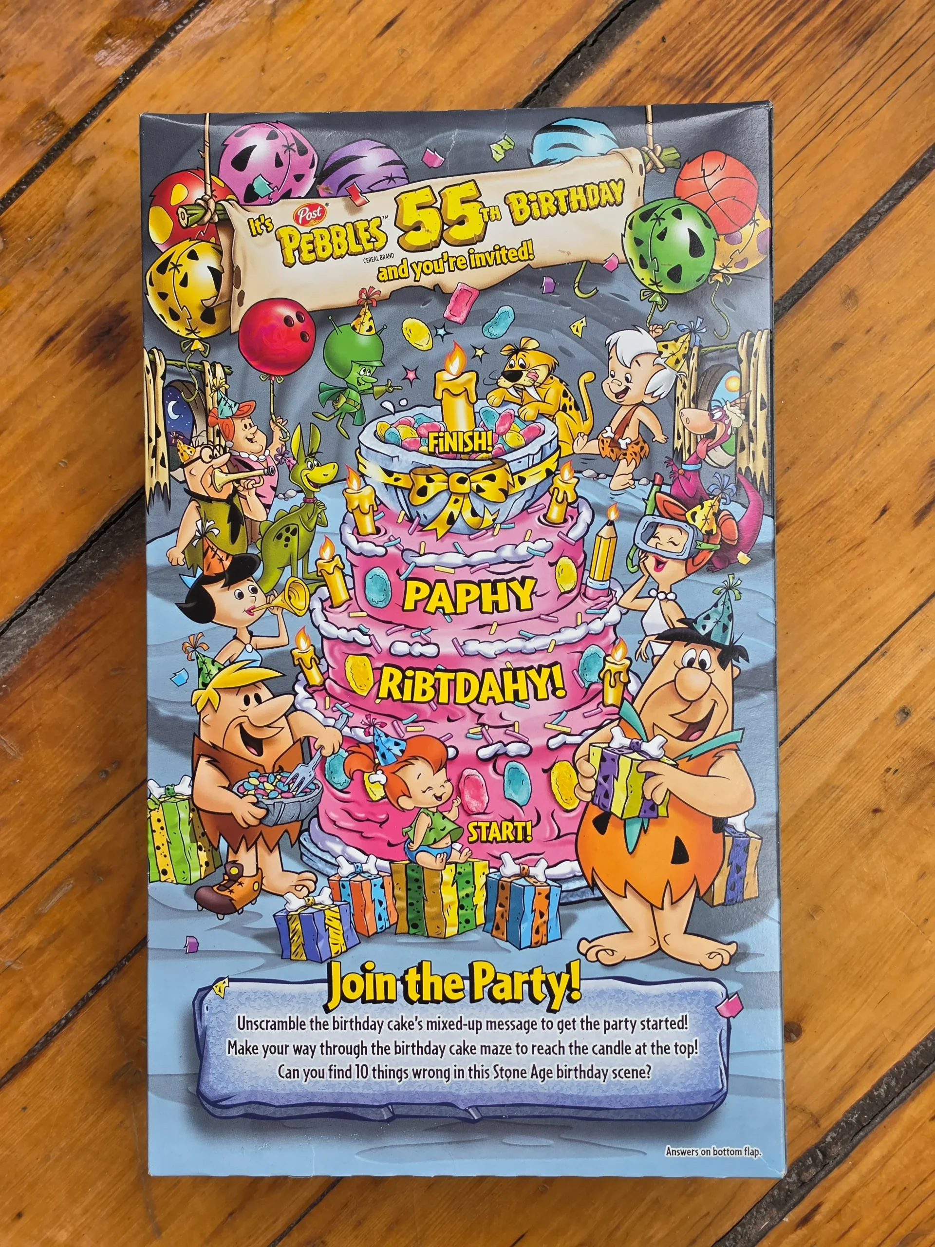 Birthday Cake Pebbles.